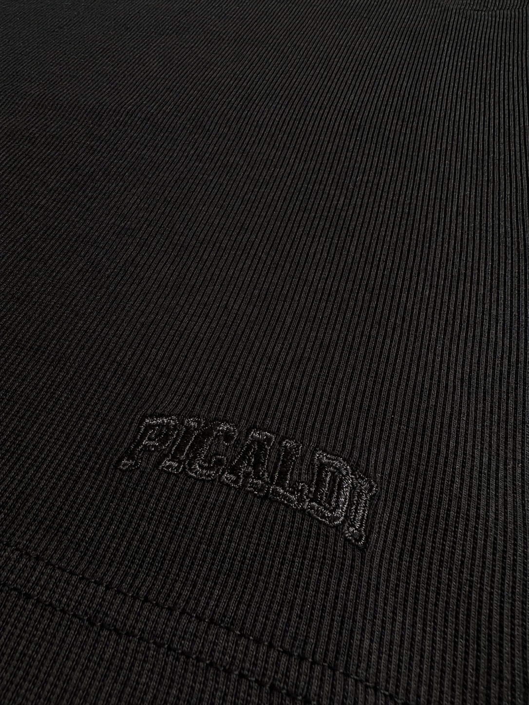 Picaldi Herren Ribbed Tank Top Basic Black XXL