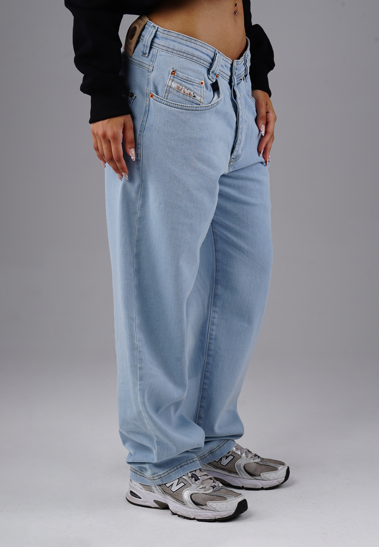 Picaldi Damen Jeans Zicco 471 Palesky Ice Blue Vintage W42-L32