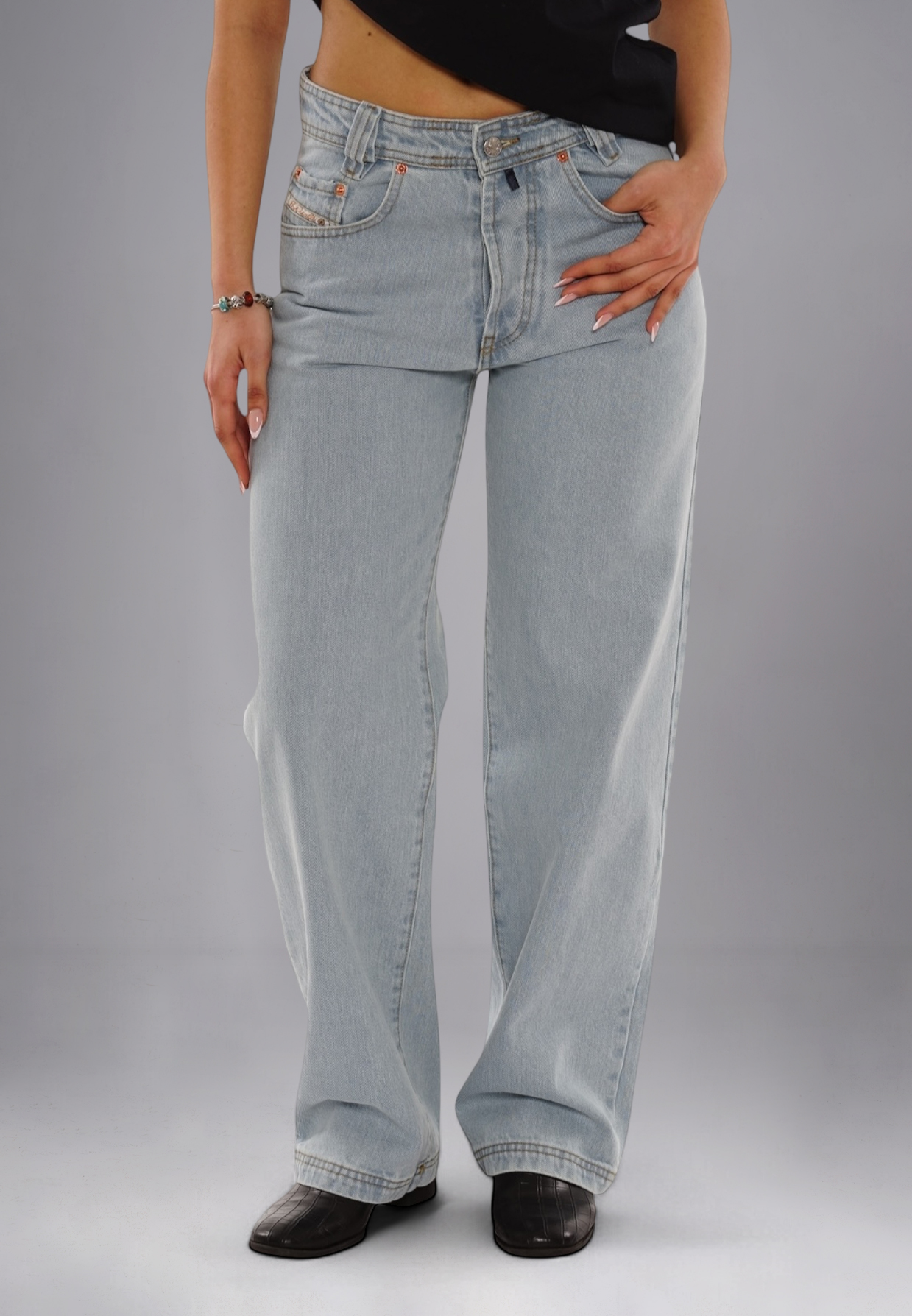 Picaldi Damen Jeans Baggy Zicco 474 Salvador light blue W38-L34