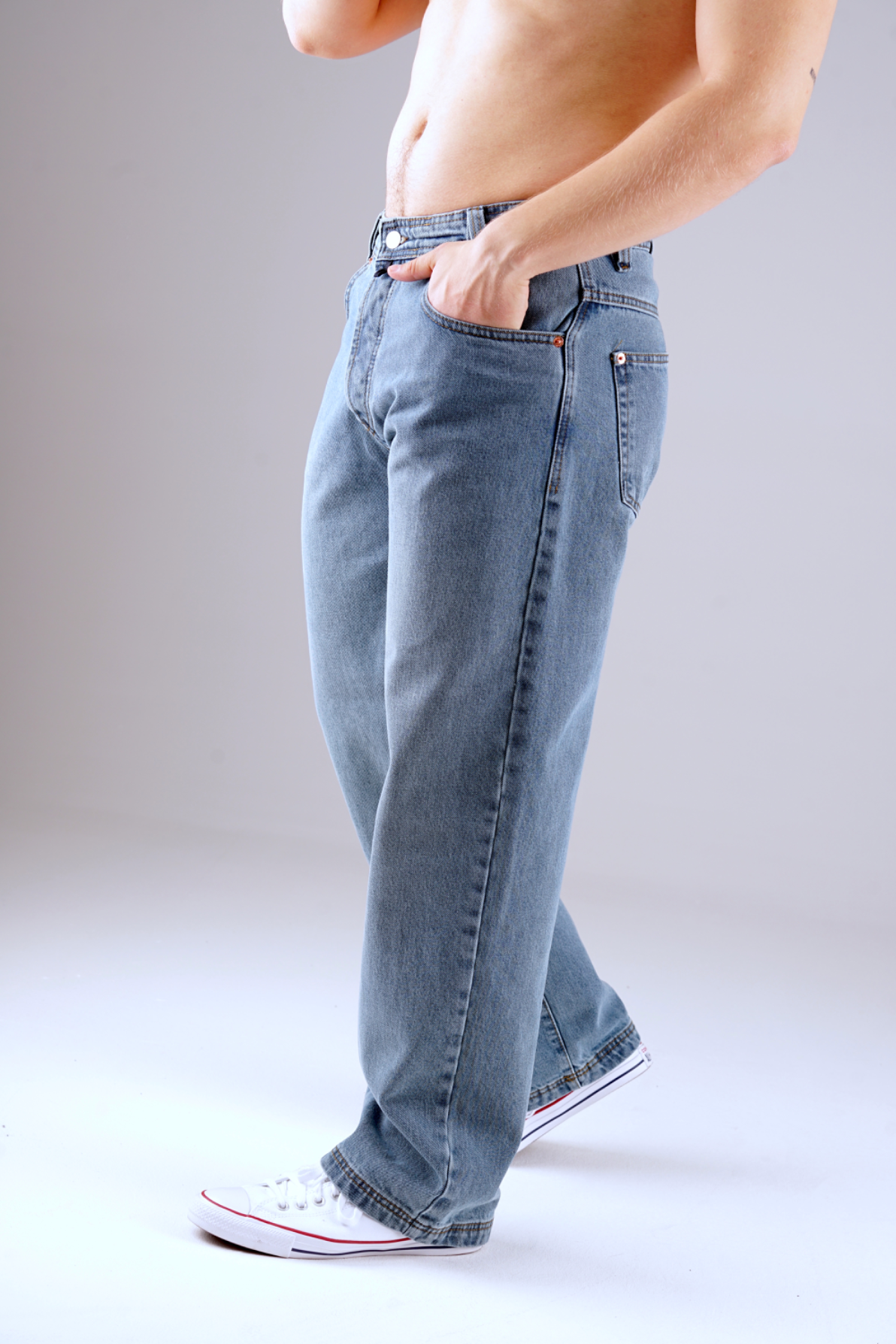 Picaldi Herren Jeans Baggy Zicco 474 Enemy washed greyblue W27-L30