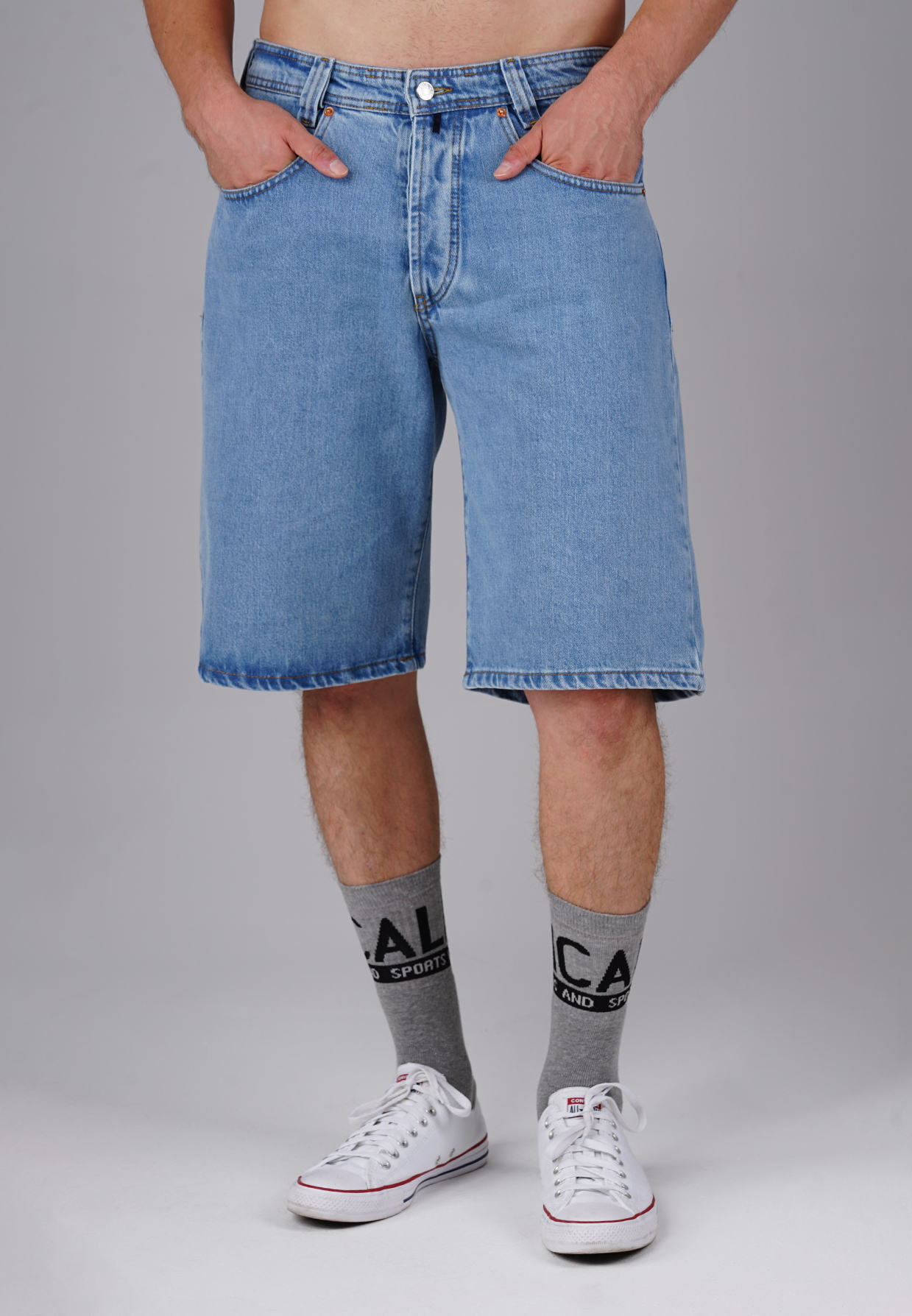 Picaldi Zicco 471 Alonso Herren Jeansshorts - Relaxed Fit in Nordic Blue W40