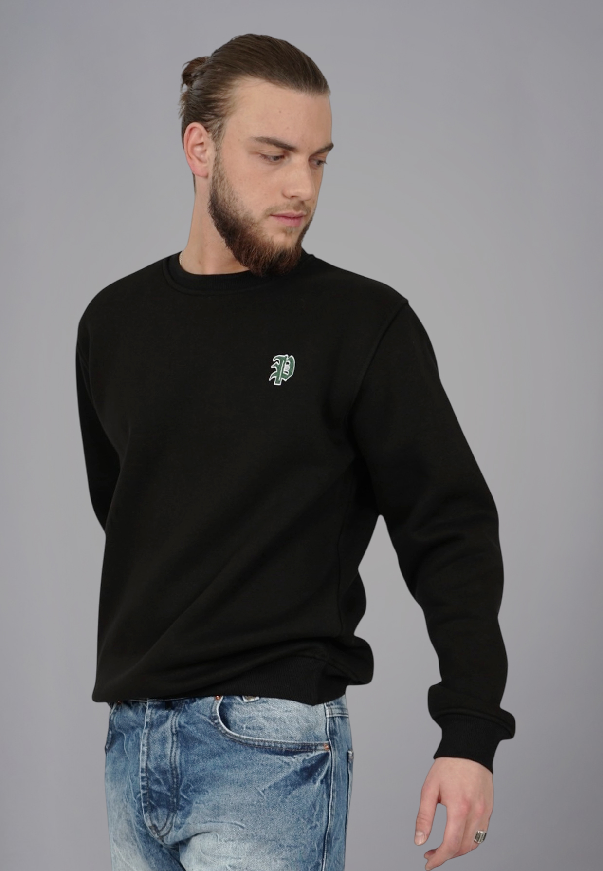 Picaldi Herren Sweatshirt P-Label Black