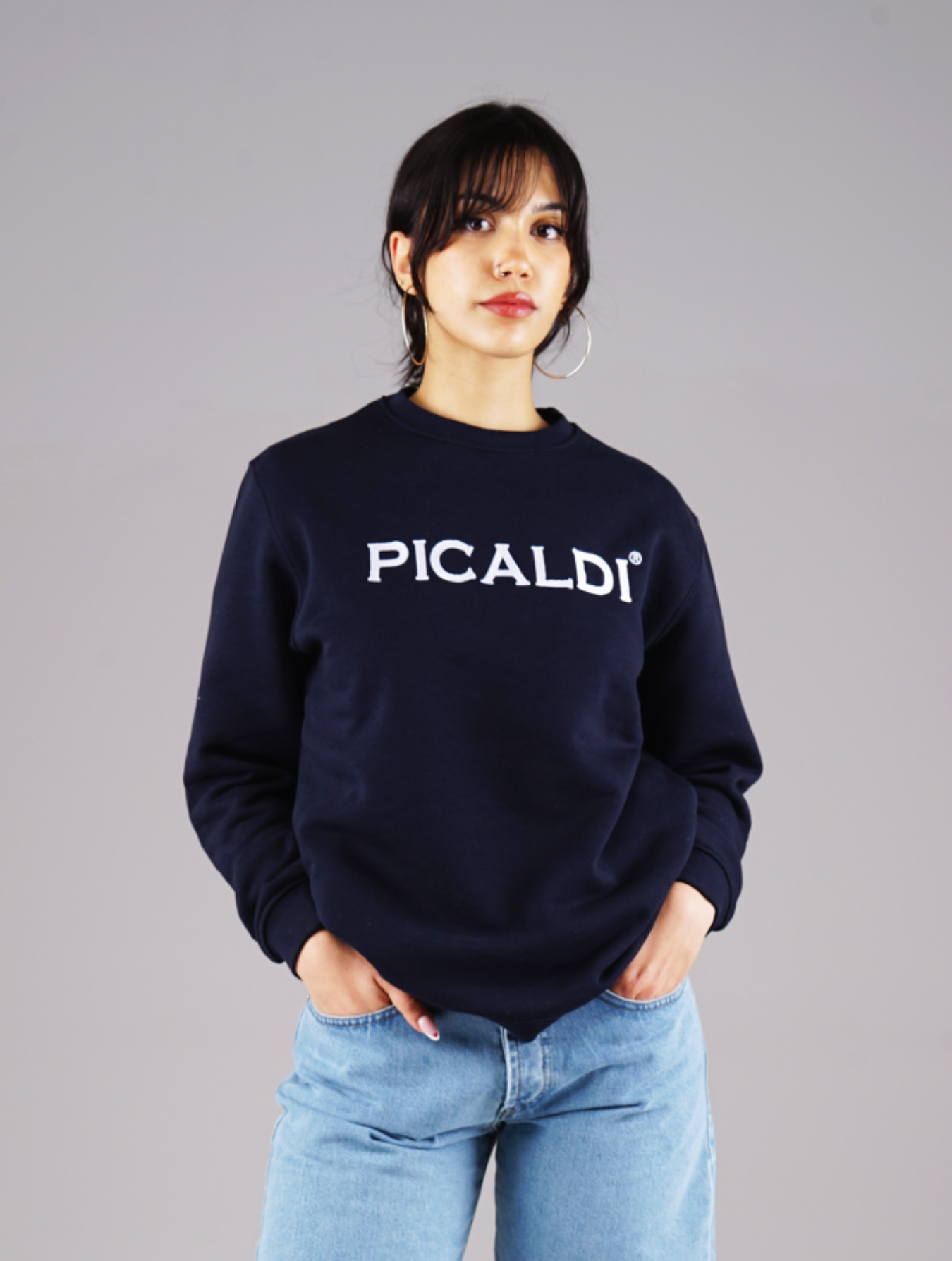 Picaldi Herren Sweatshirt Charlie Marine Blue XXL