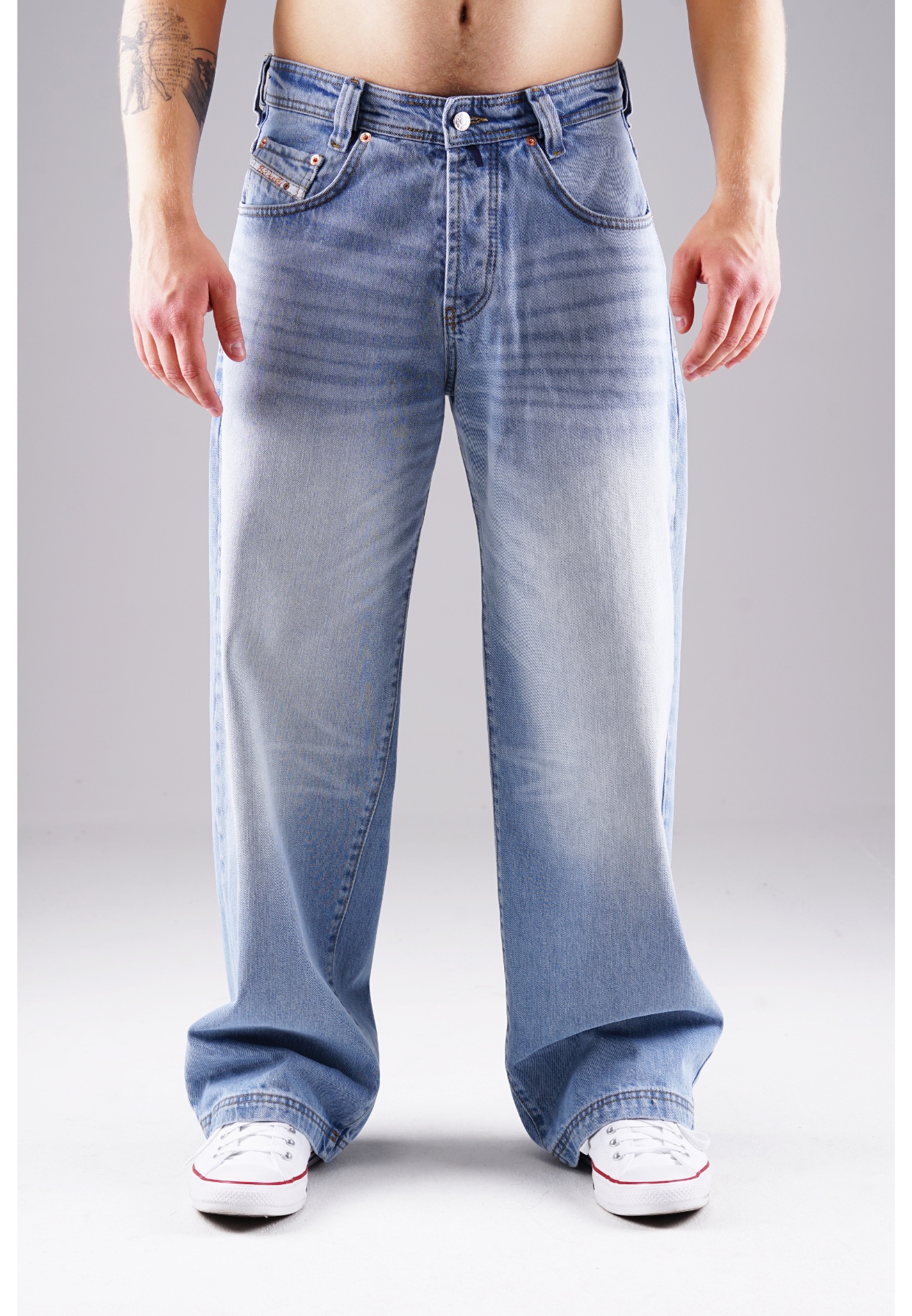 Picaldi Herren Jeans Baggy Zicco 475 Wave washed ocean blue W38-L34