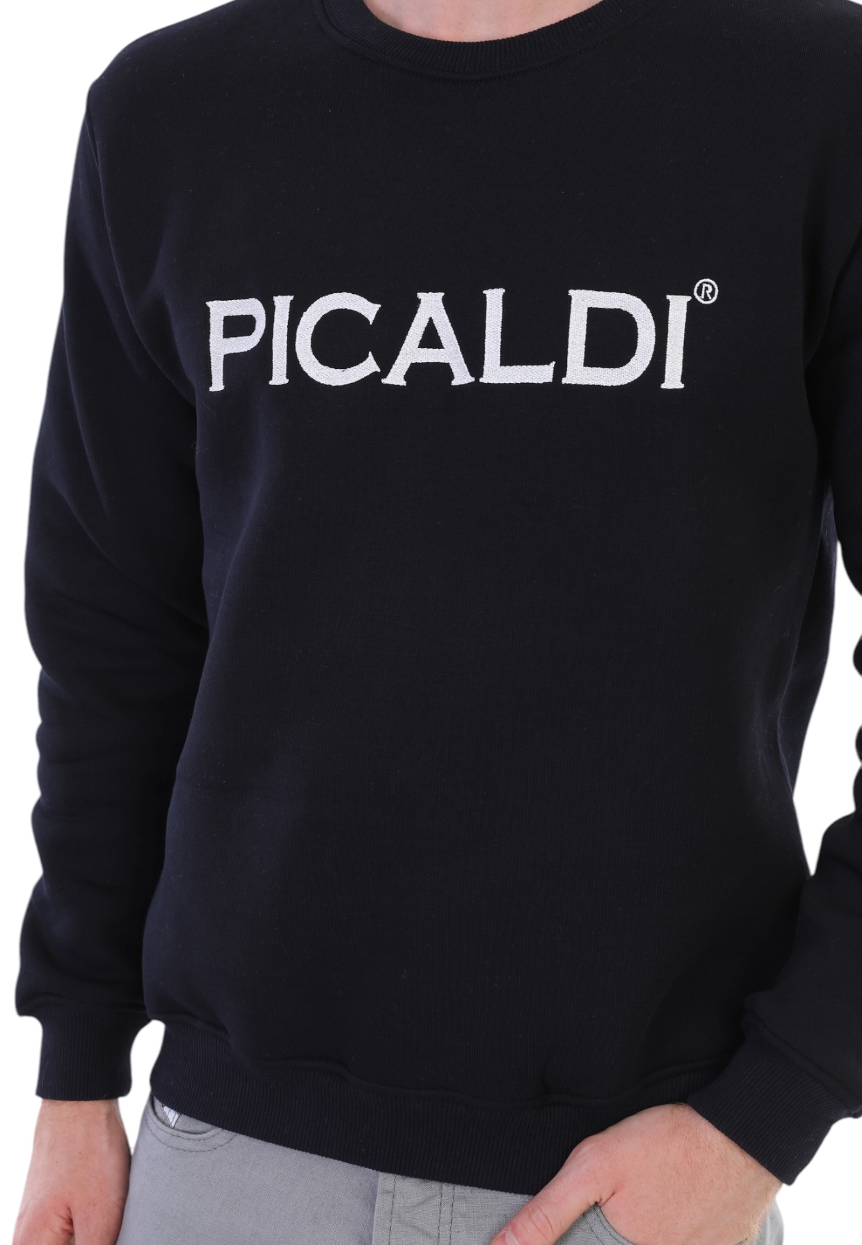 Picaldi Herren Sweatshirt Charlie Black XXL