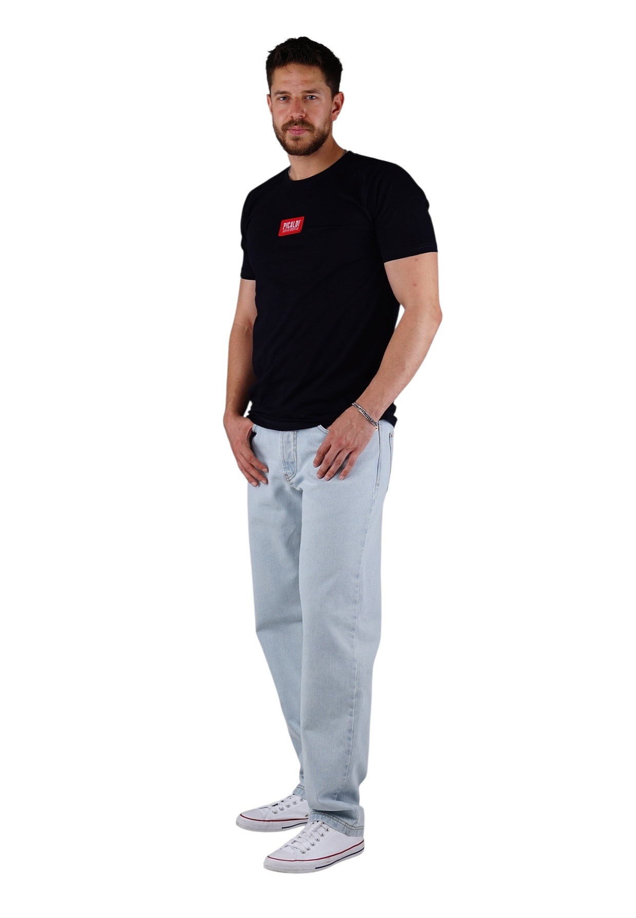 Picaldi Zicco 473 Altaro Herrenjeans - Relaxed Fit mit Tapered Leg in Azure Drift W46-L32
