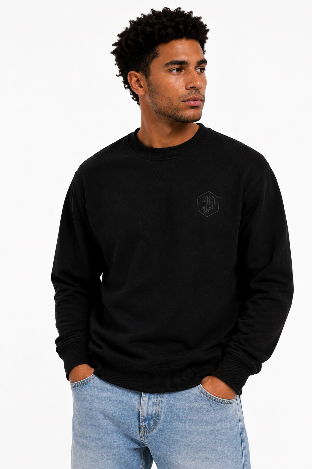 Picaldi Herren Sweatshirt Hustle Black