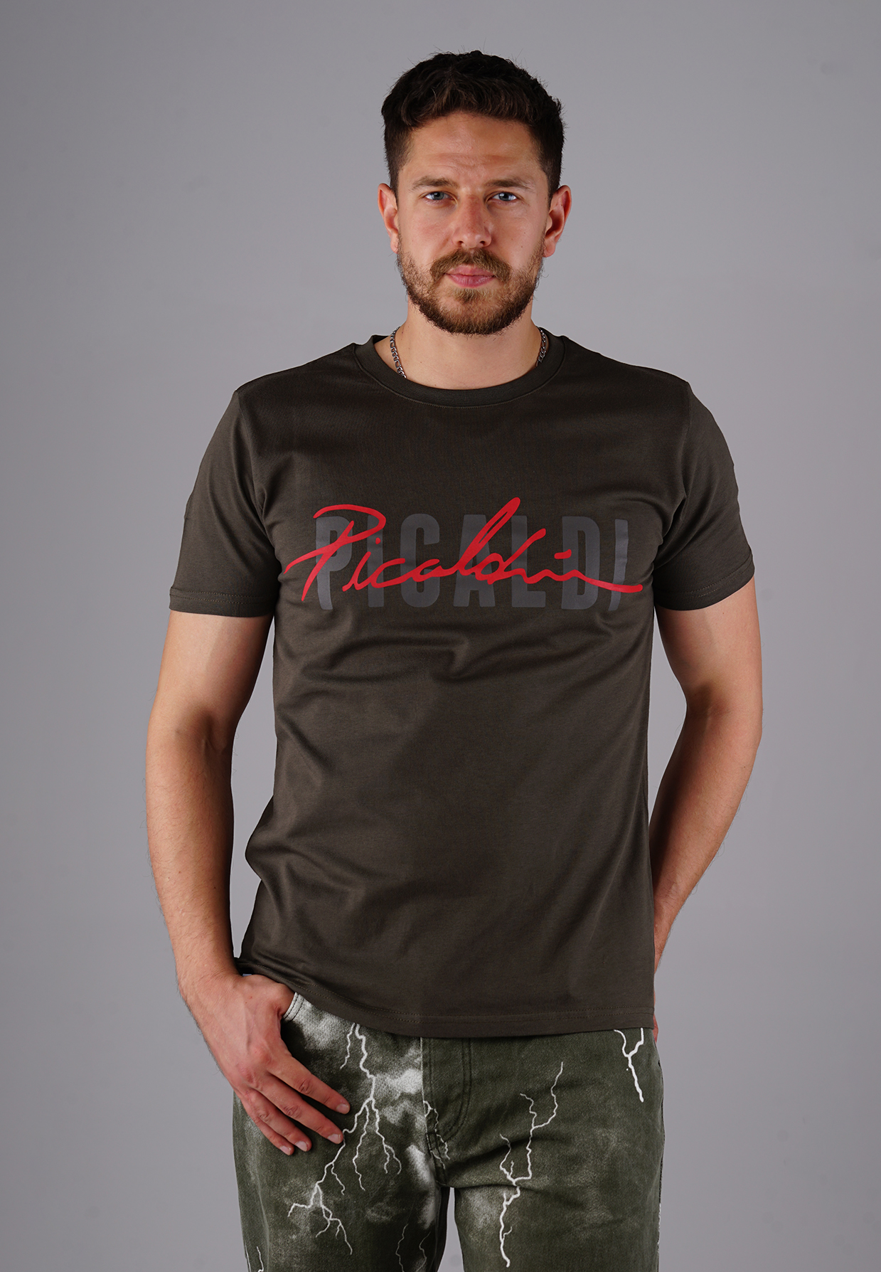 Picaldi Herren T-Shirt Collection Khaki
