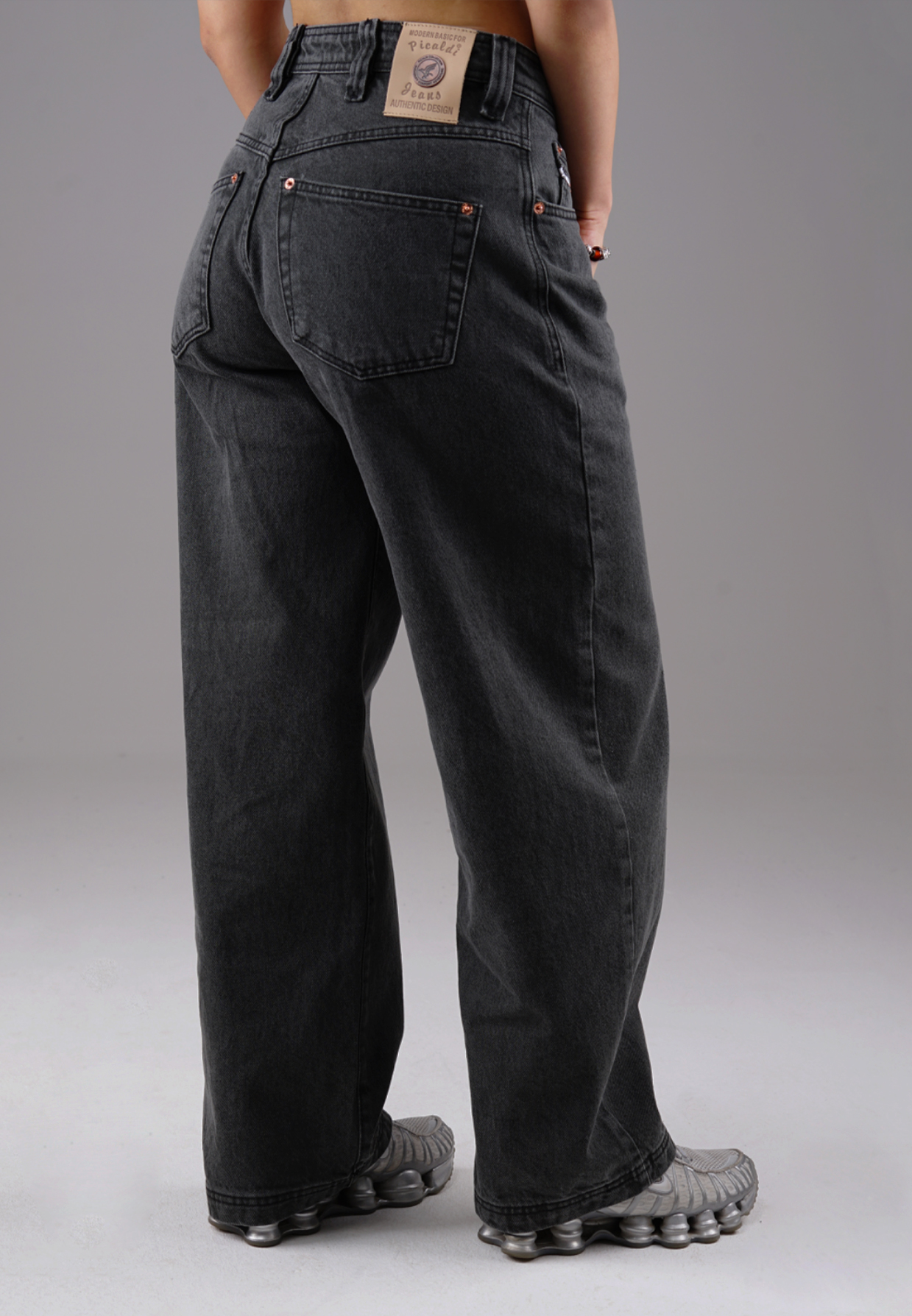 Picaldi Damen Jeans Baggy Zicco 475 Shadow faded anthracite