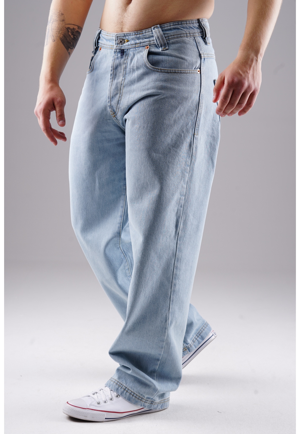 Picaldi Herren Jeans Baggy Zicco 474 Salvador light blue W27-L30