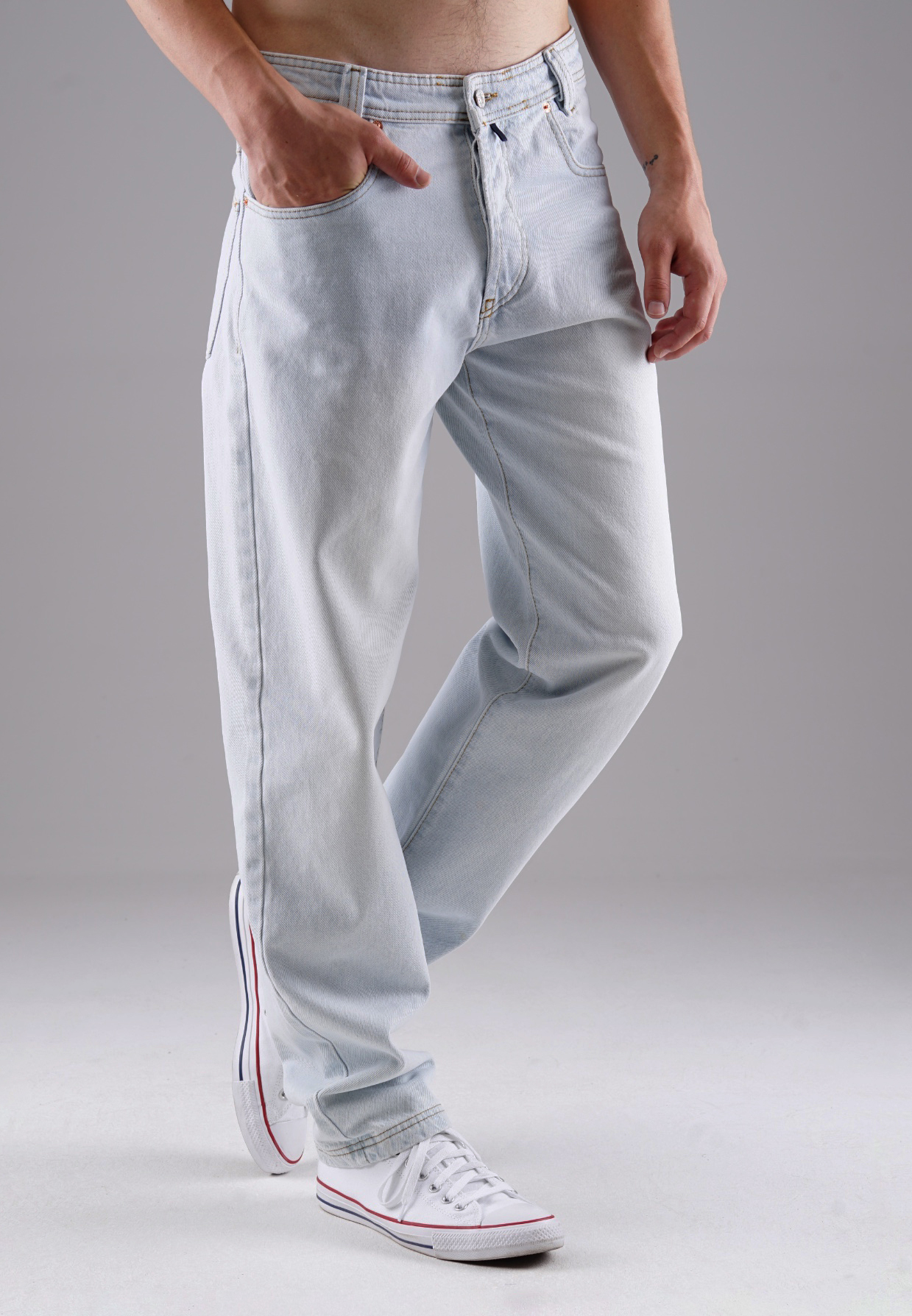 Picaldi Zicco 472 Alaska Herrenjeans - Relaxed-Karottenschnitt in Livid Blue W46-L32
