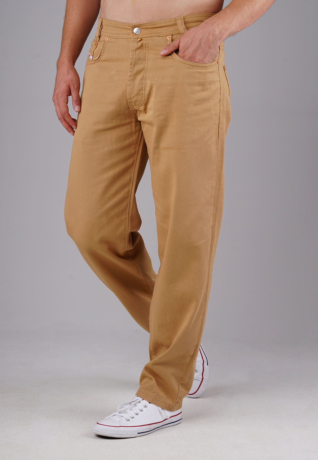 Picaldi Herren Jeans Zicco 472 Gabardine Camel W40-L32