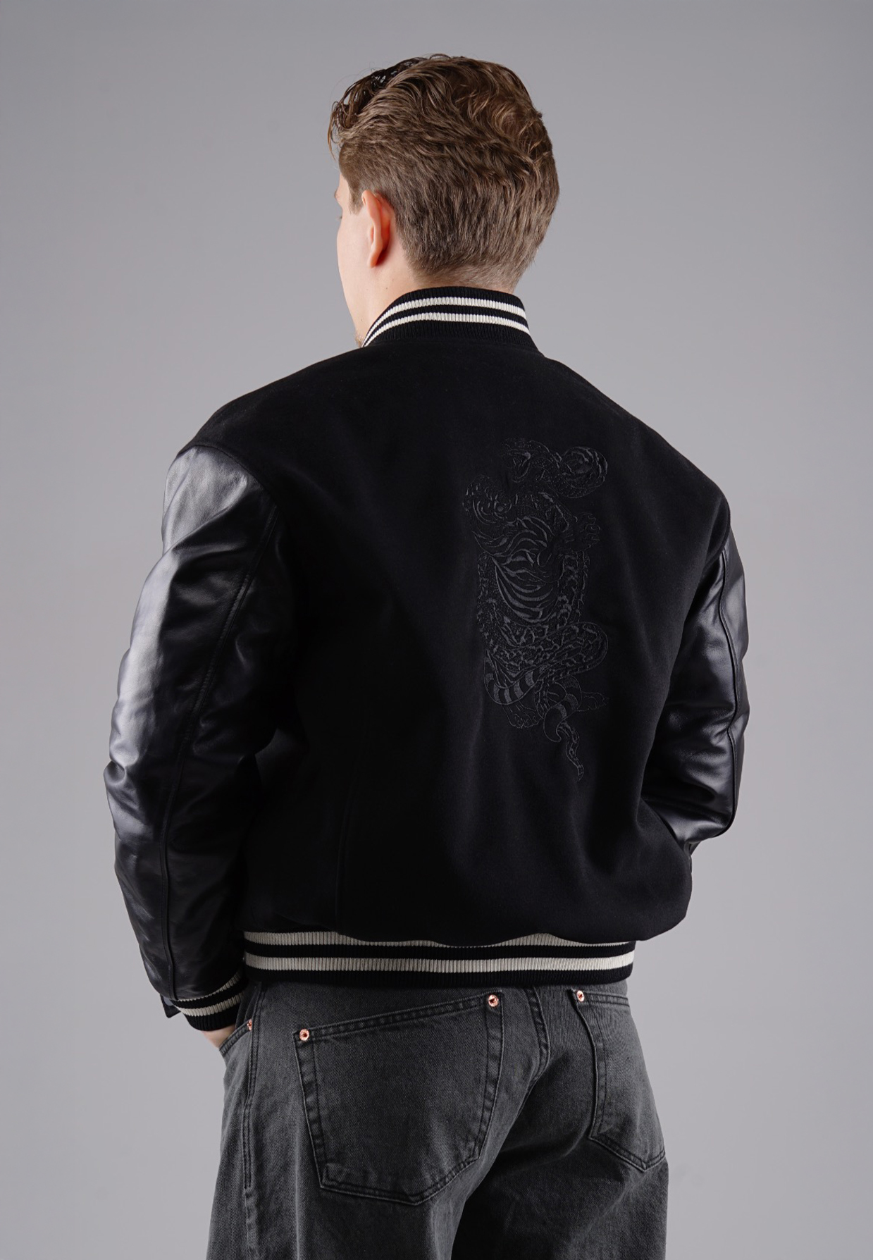 Picaldi Herren College Jacke Tiger black