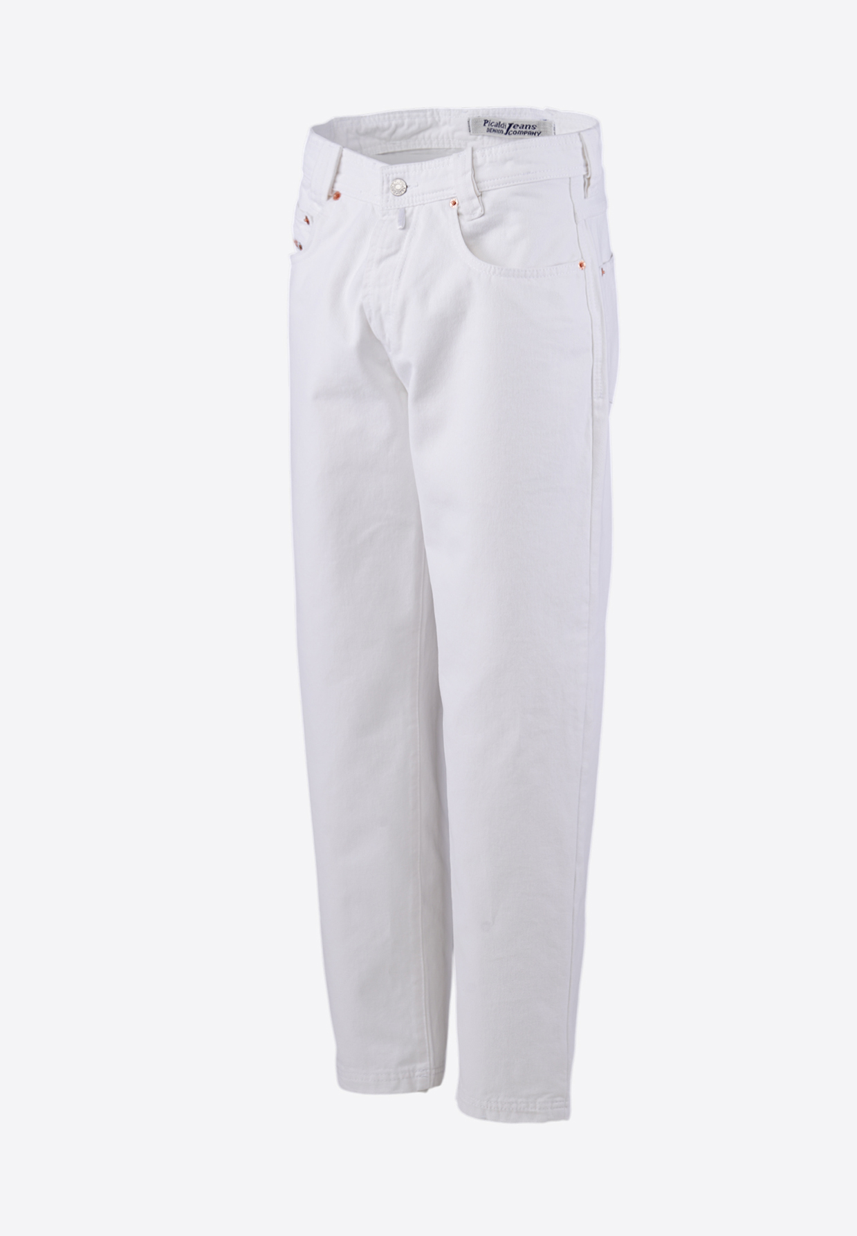 Picaldi Zicco 472 Gabardine Mount - Relaxed Karottenschnitt in Bone White W42-L32