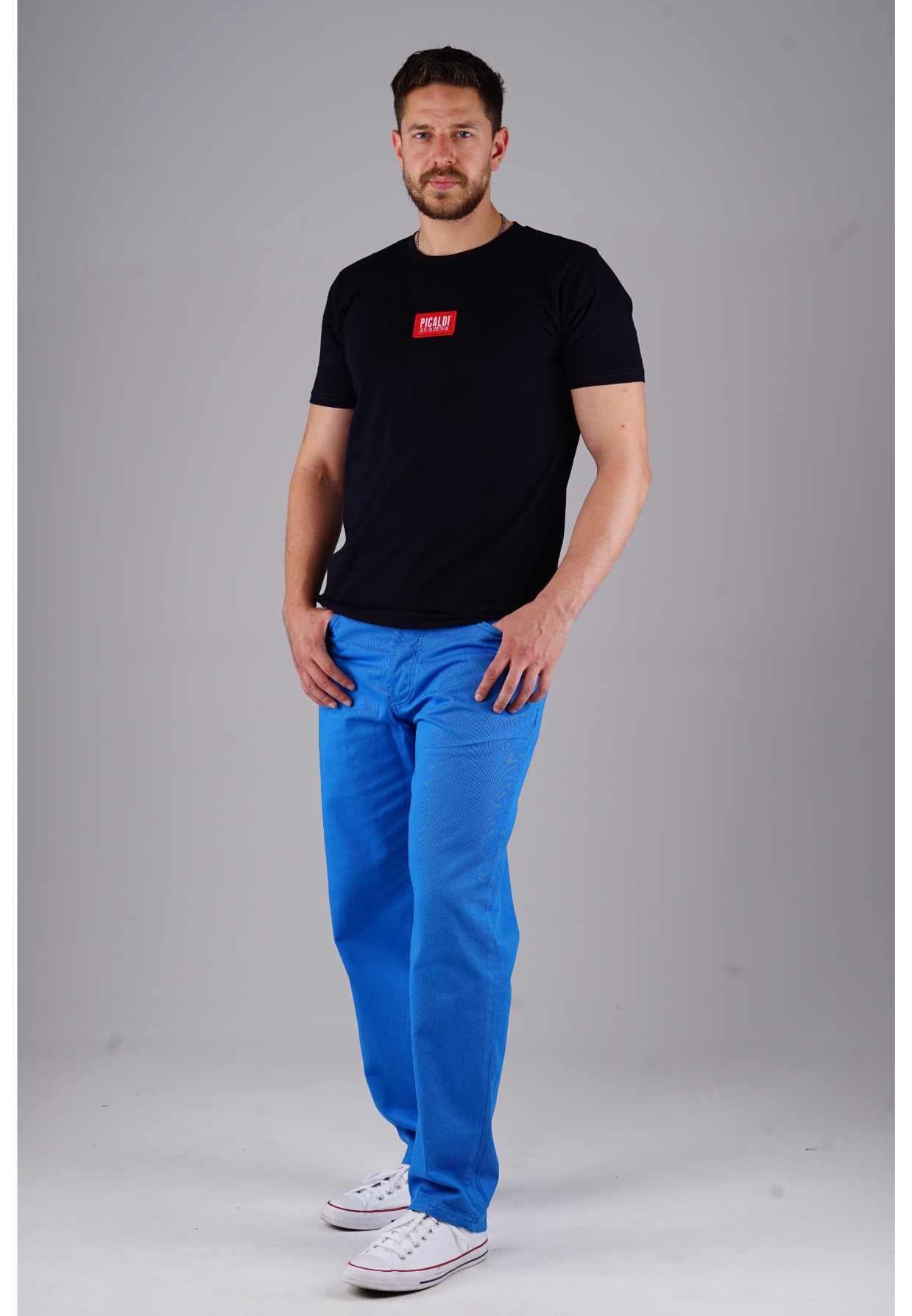 Picaldi Herren Jeans Zicco 472 Gabardine Royal Blue W40-L32