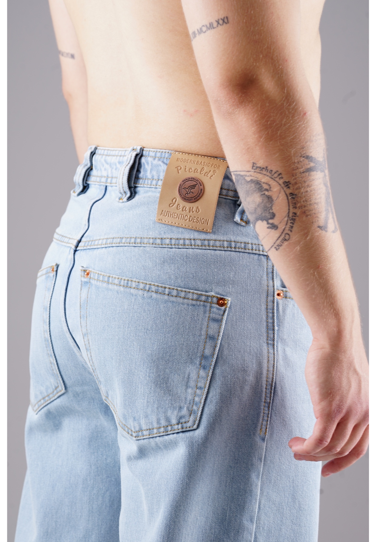 Picaldi Herren Jeans Baggy Zicco 474 Salvador light blue W27-L30