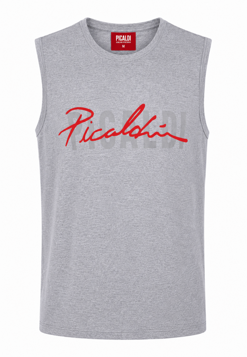 Picaldi Herren Tank Top Collection Grey Marl
