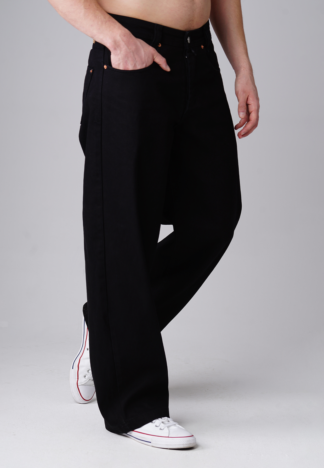 Picaldi Zicco 475 Black Herren Jeans – Baggyschnitt in Clean Black