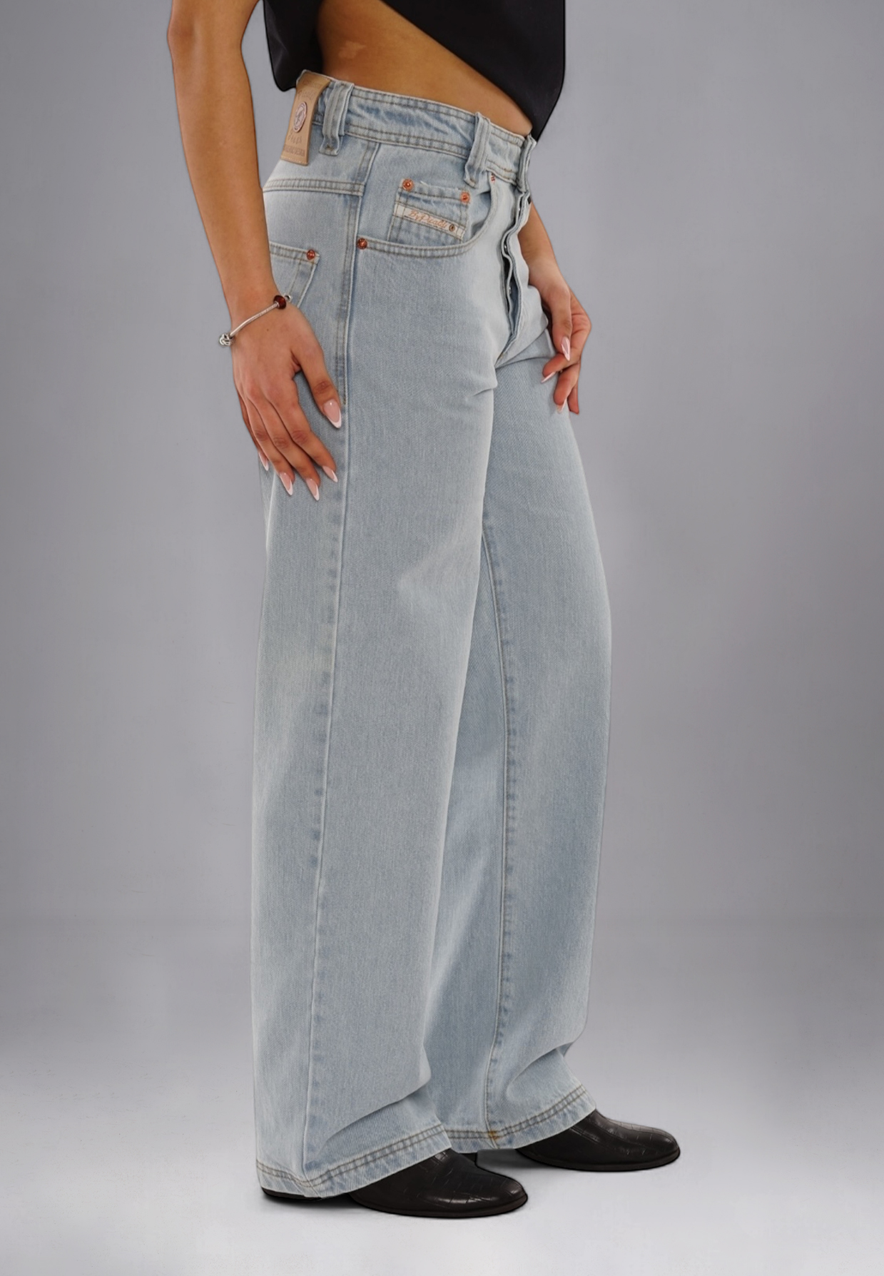 Picaldi Damen Jeans Baggy Zicco 474 Salvador light blue W38-L34