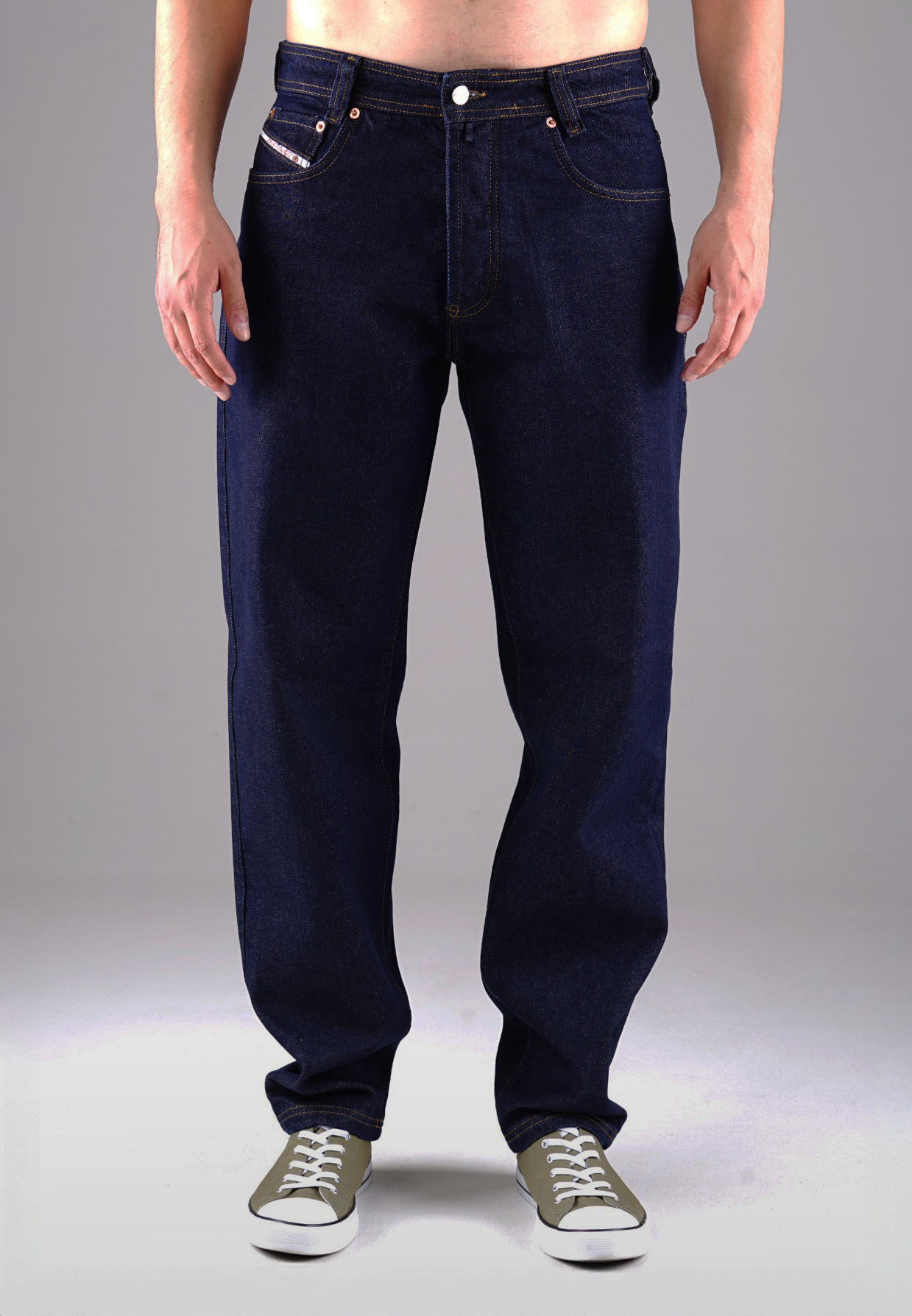 Picaldi Zicco 472 Dark Blue Herrenjeans - Relaxed-Karottenschnitt in Midnight Blue