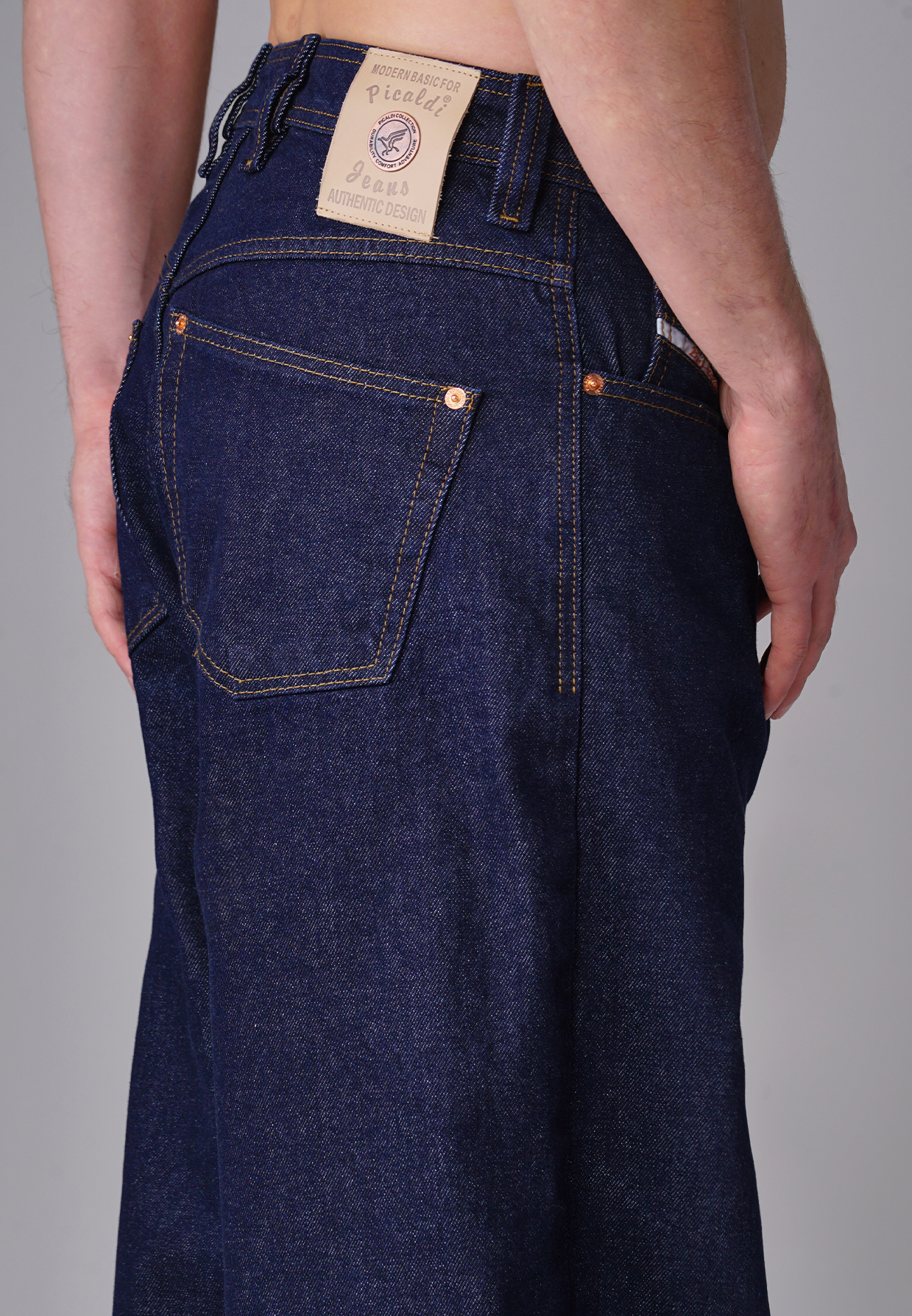 Picaldi Zicco 475 Dark Blue Herren Jeans – Baggyschnitt in Midnight Blue