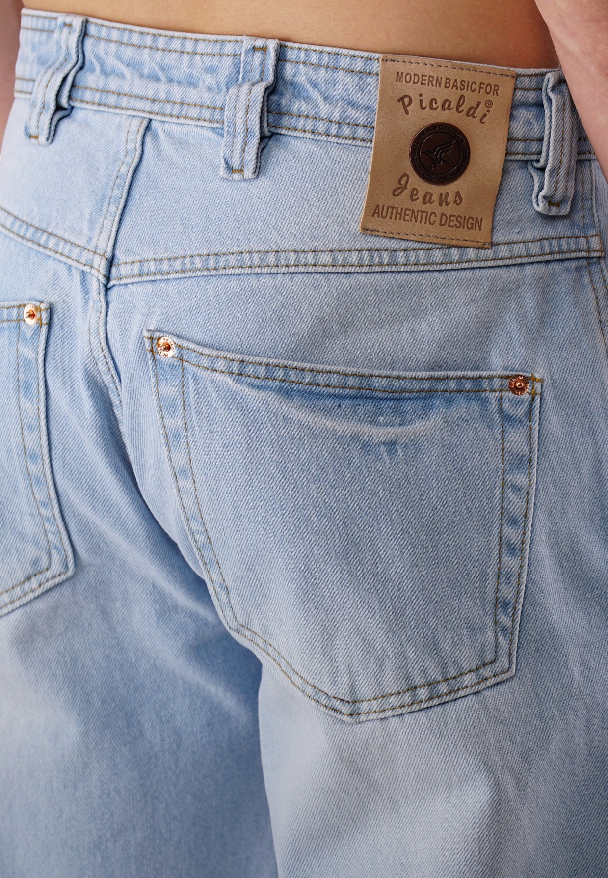 Picaldi Zicco 472 Virginia Herrenjeans - Relaxed-Karottenschnitt in Cerulean Stone W46-L32