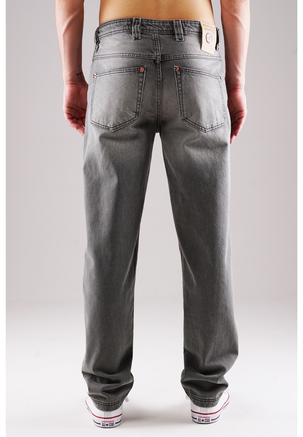 Picaldi Zicco 472 Reyes Herrenjeans - Relaxed-Karottenschnitt in Washed Dark Grey W42-L32