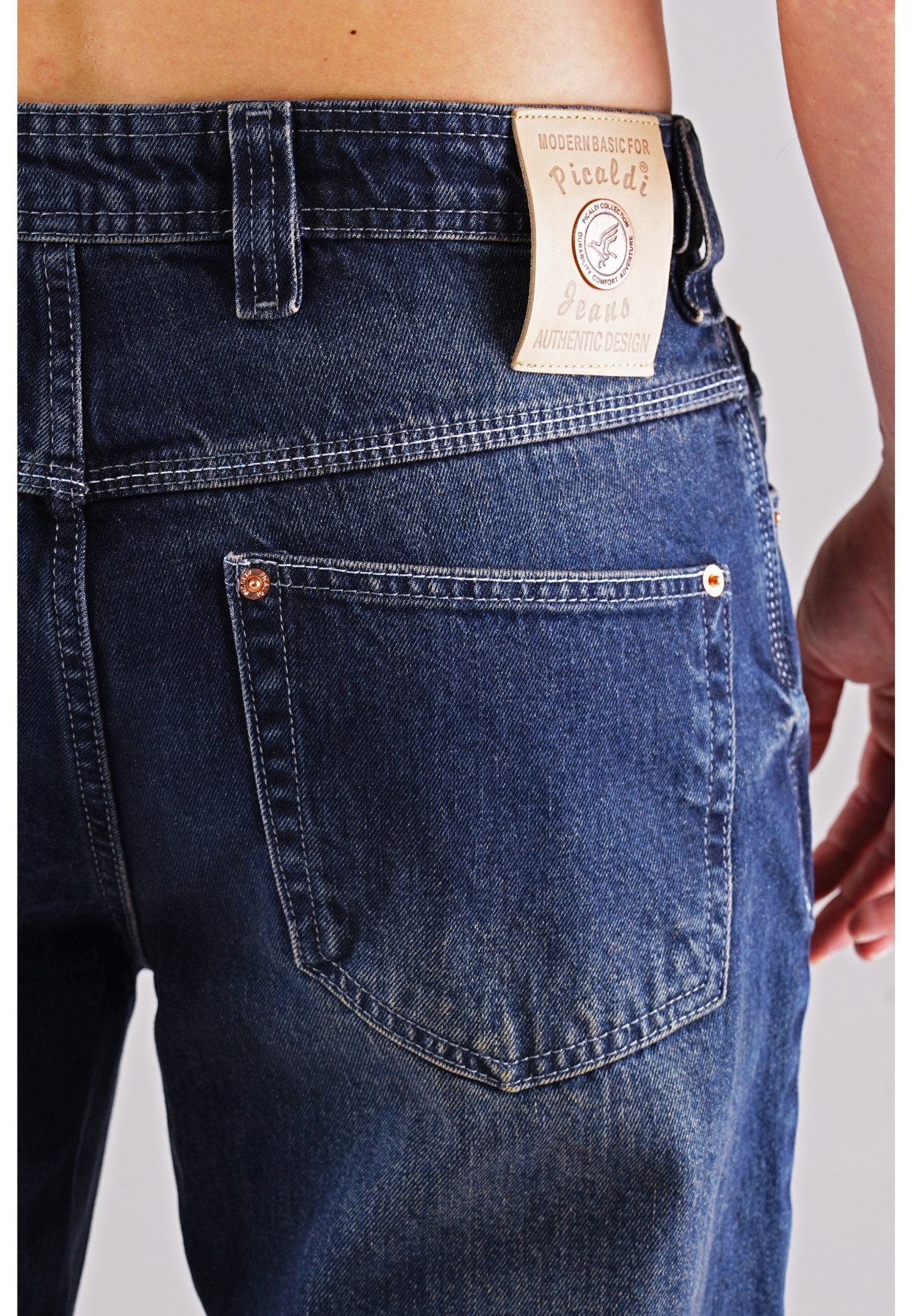 Picaldi Herren Jeans Zicco 472 Indiana washed dark blue W42-L32