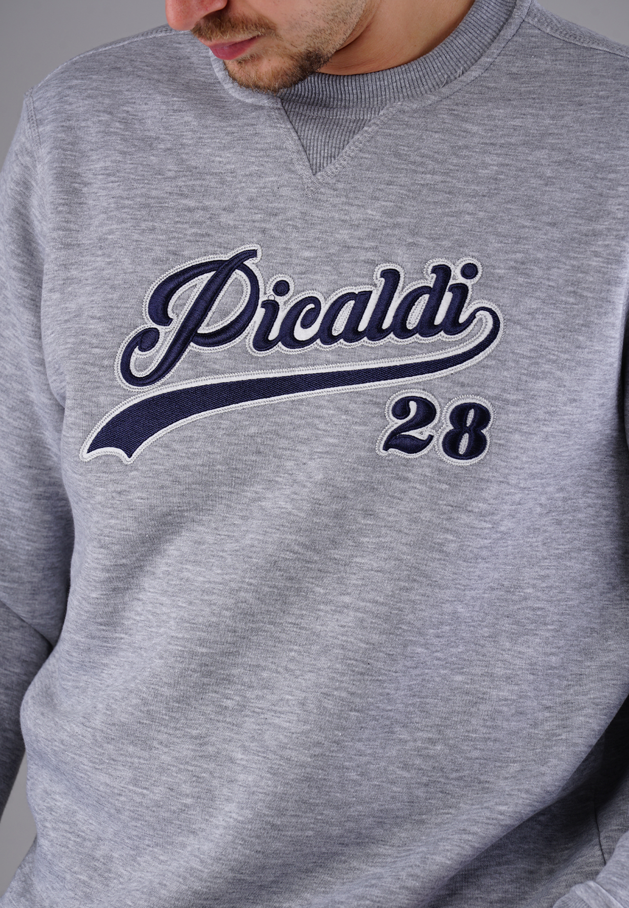 Picaldi Herren Sweatshirt Classical Grey XXL