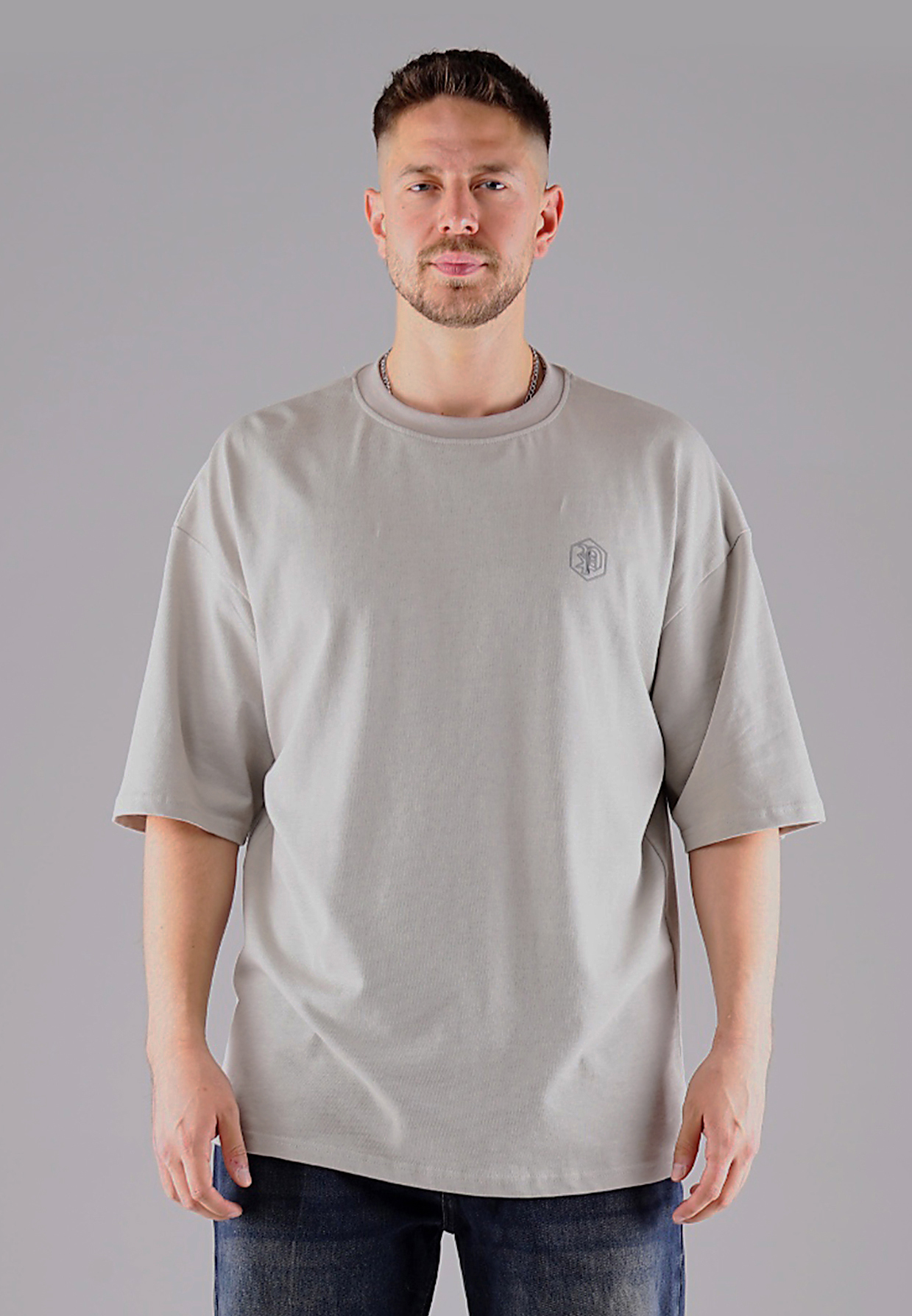 Picaldi Herren T-Shirt Oversize Evident grey XXL
