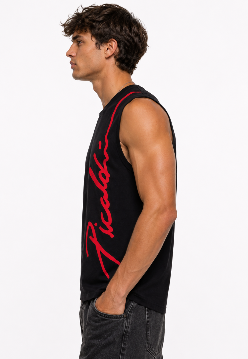 Picaldi Herren Tank Top Shirt Male black
