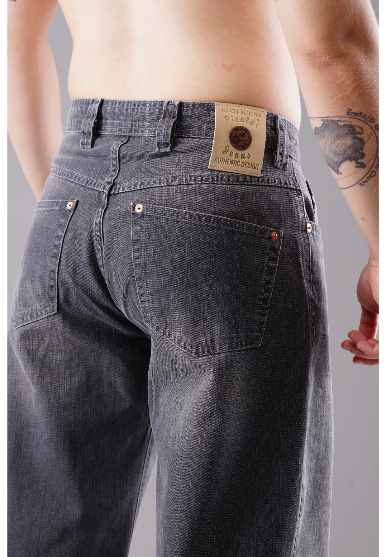 Picaldi Herren Jeans Zicco 471 Graphit washed anthracite W31-L34