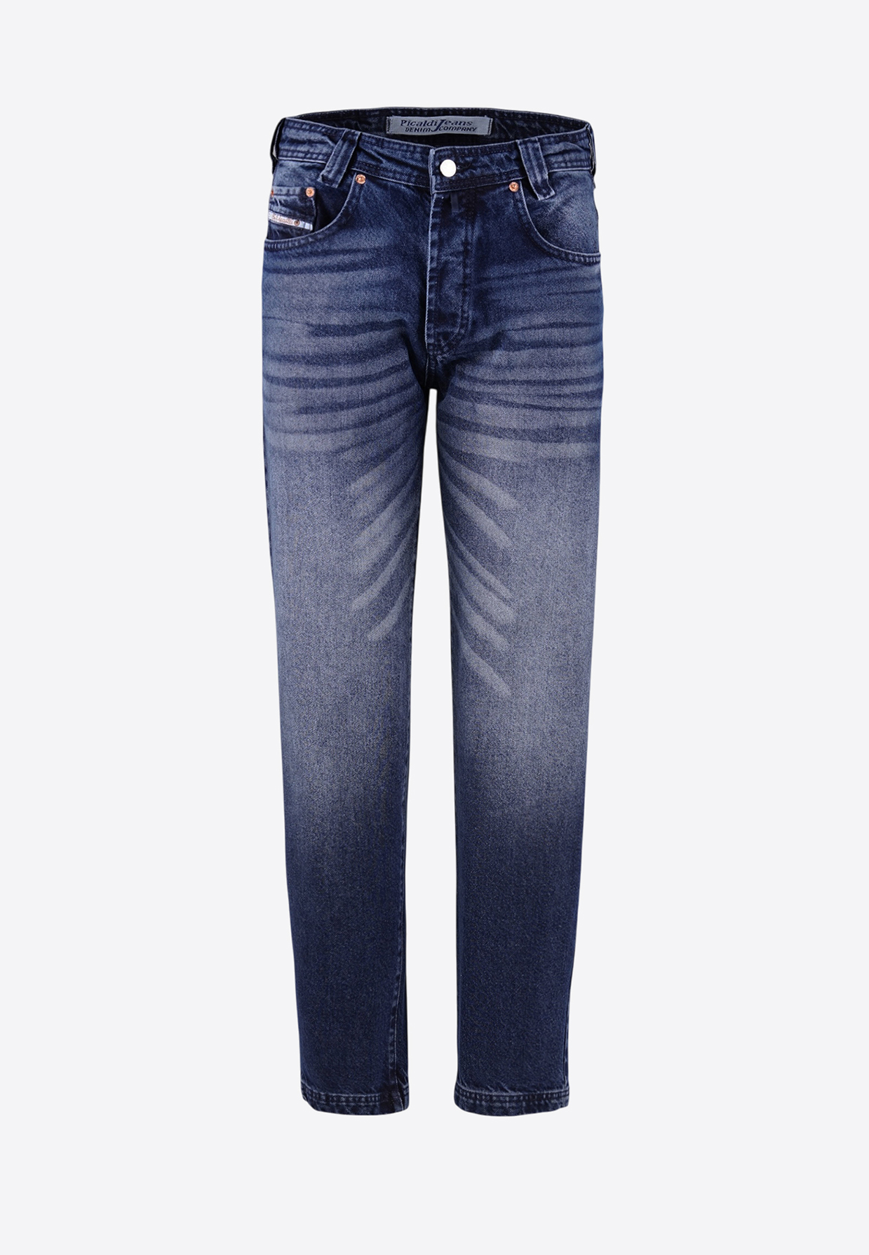 Picaldi Zicco 472 Tansanit Herrenjeans - Relaxed-Karottenschnitt in Marengo Blue W42-L32