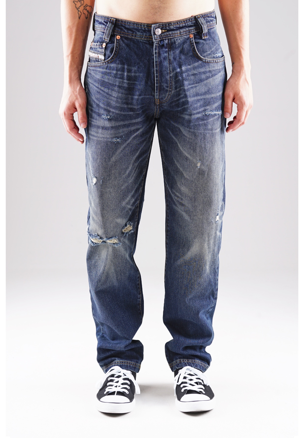 Picaldi Herren Jeans Zicco 472 Austin dark blue dark grey washed W28-L30