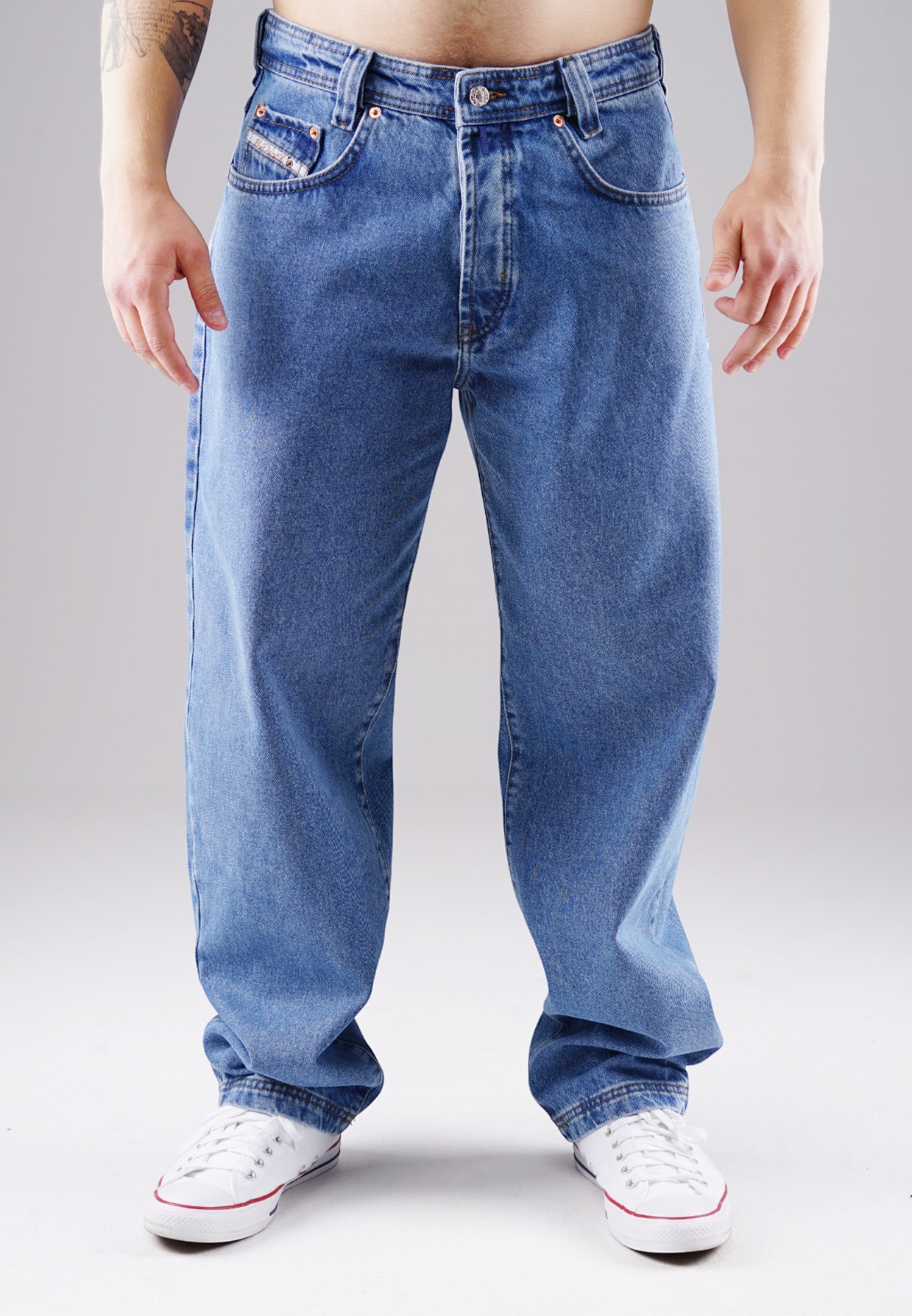 Picaldi Zicco 471 Detroit Herren Jeans – Loose Tapered Fit Dark Blue W42-L32