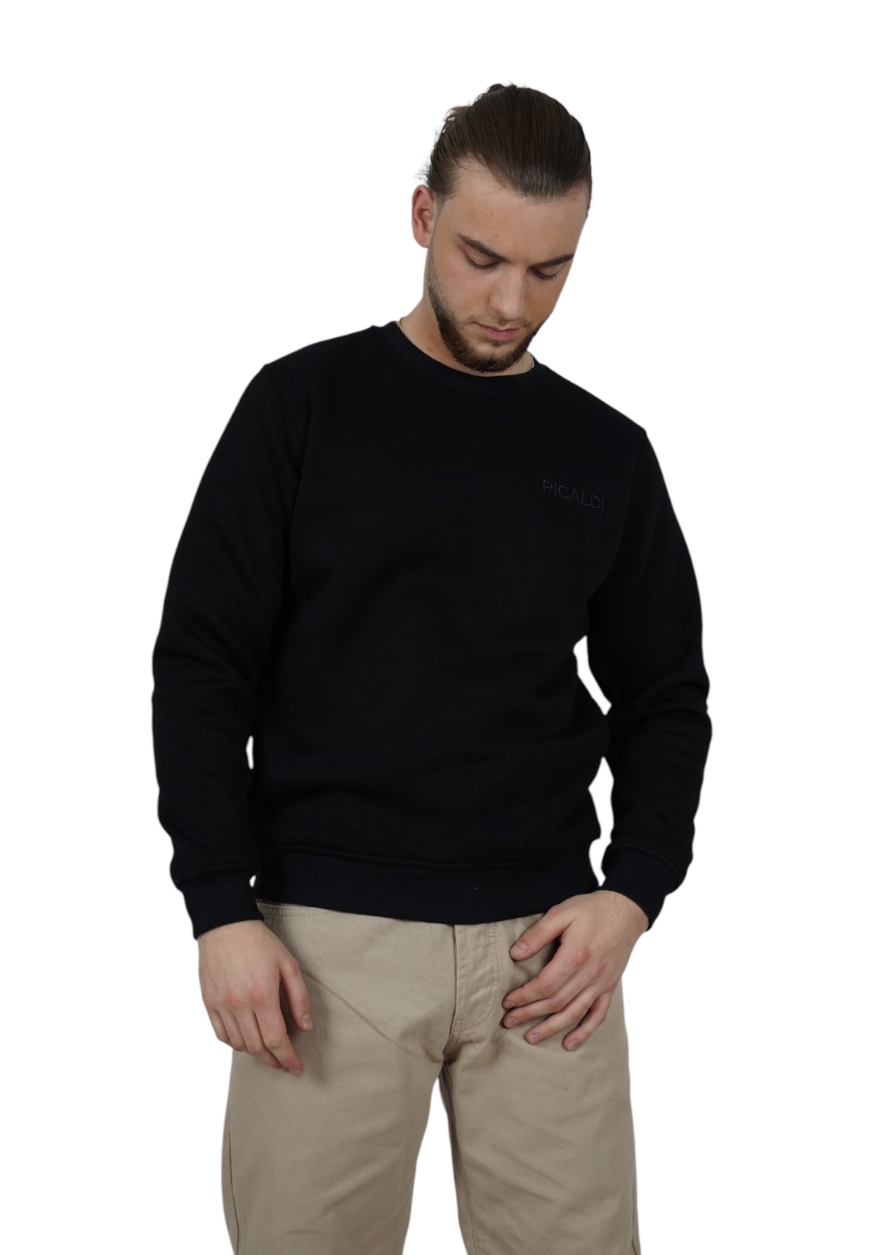 Picaldi Herren Sweatshirt Basic Navy Blue XXL