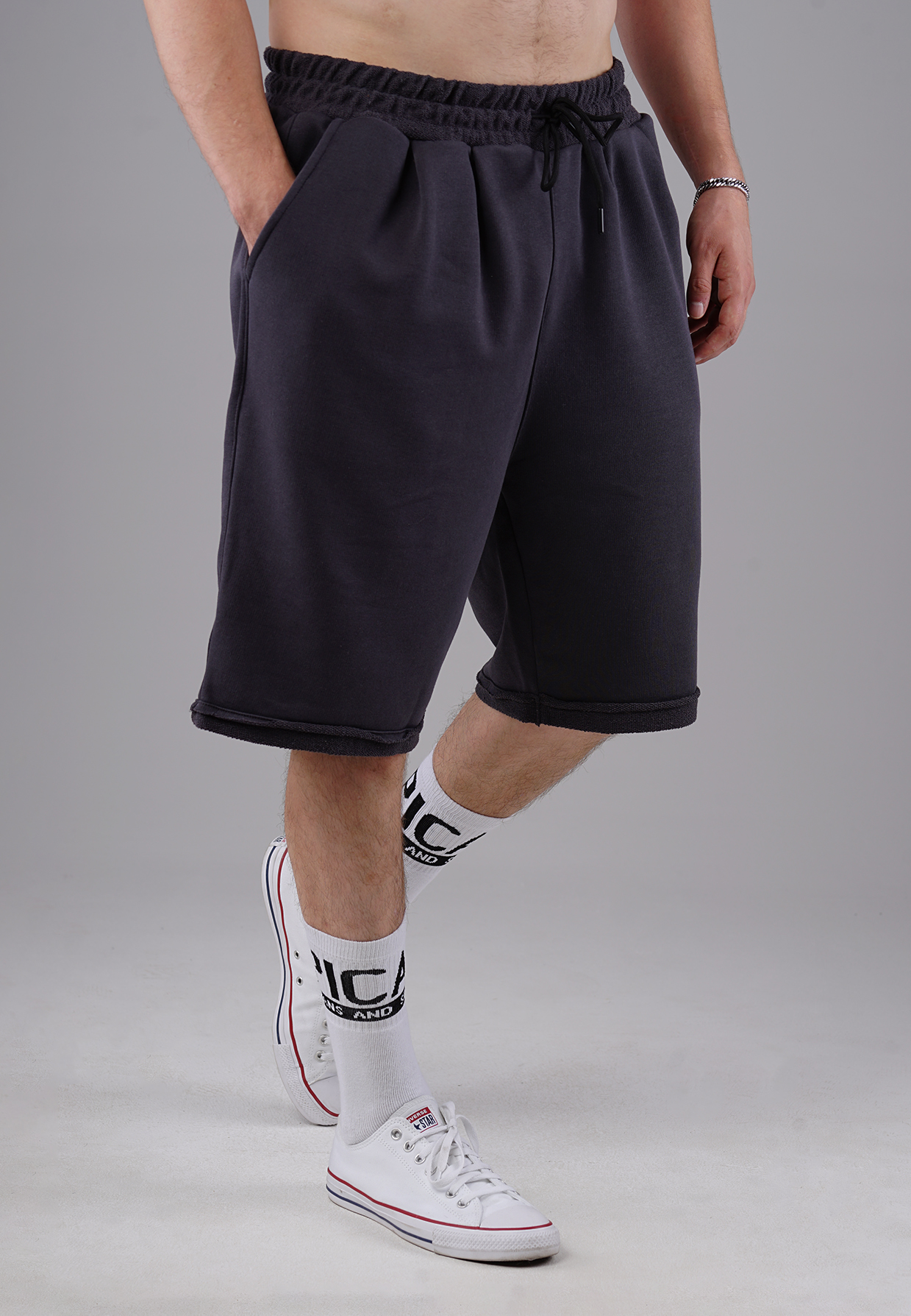 Picaldi DCA Eagle Herren Sweatshorts - Relaxed Fit in Charchoal Picaldi DCA Eagle Herren Sweatshorts - Relaxed Fit in Charchoal XXL