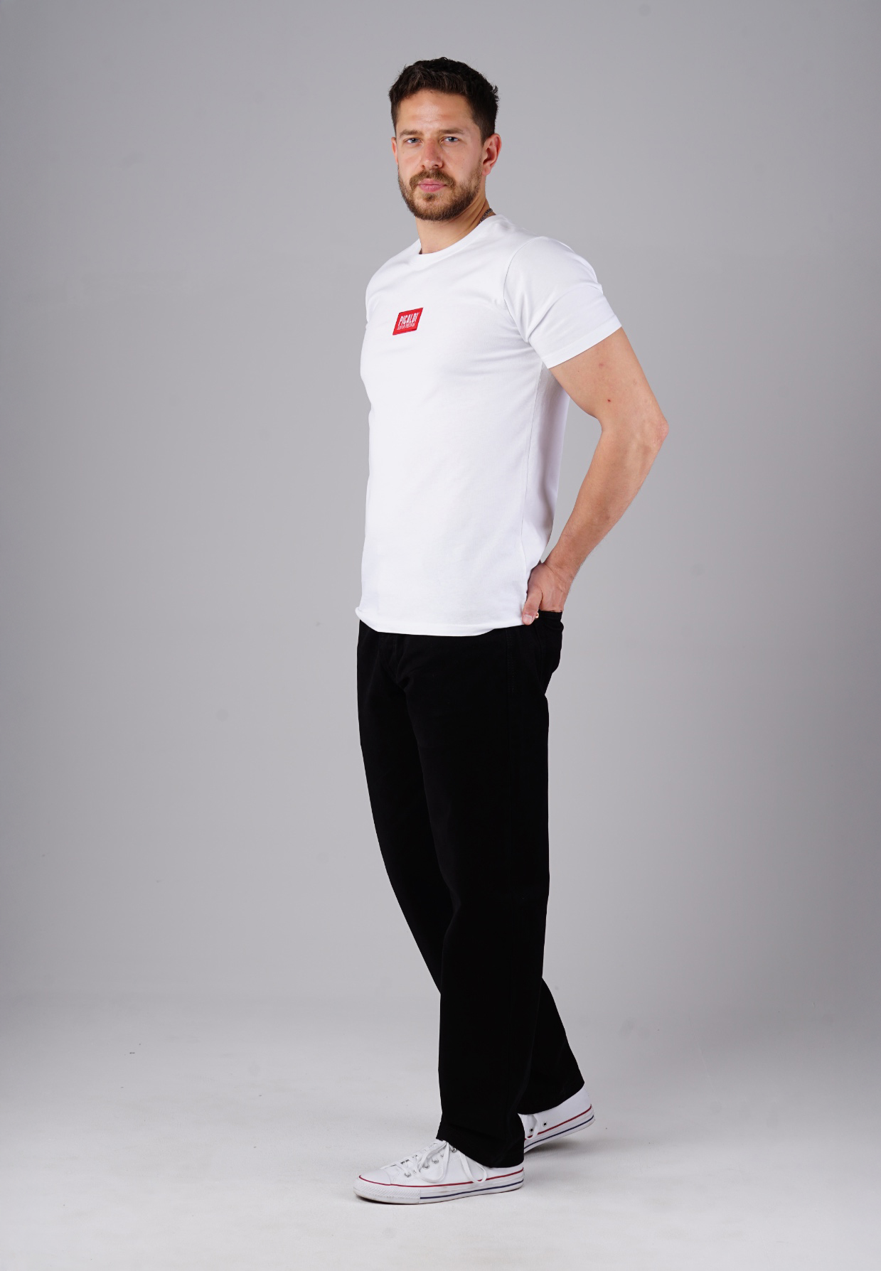 Picaldi Zicco 472 Gabardine Mount - Relaxed Karottenschnitt in Clean Black W42-L32