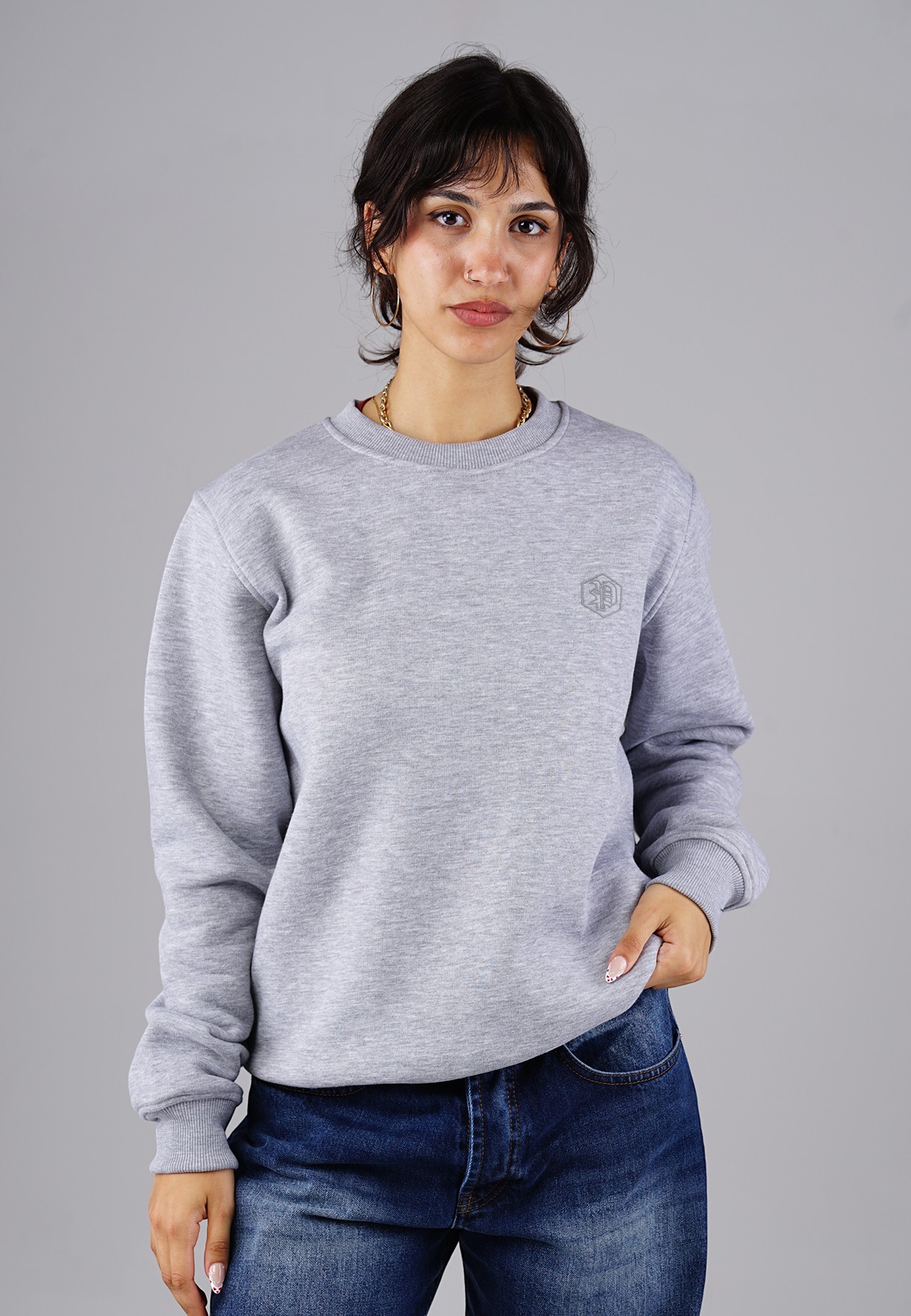 Picaldi Damen Sweatshirt Hustle Grey XXL