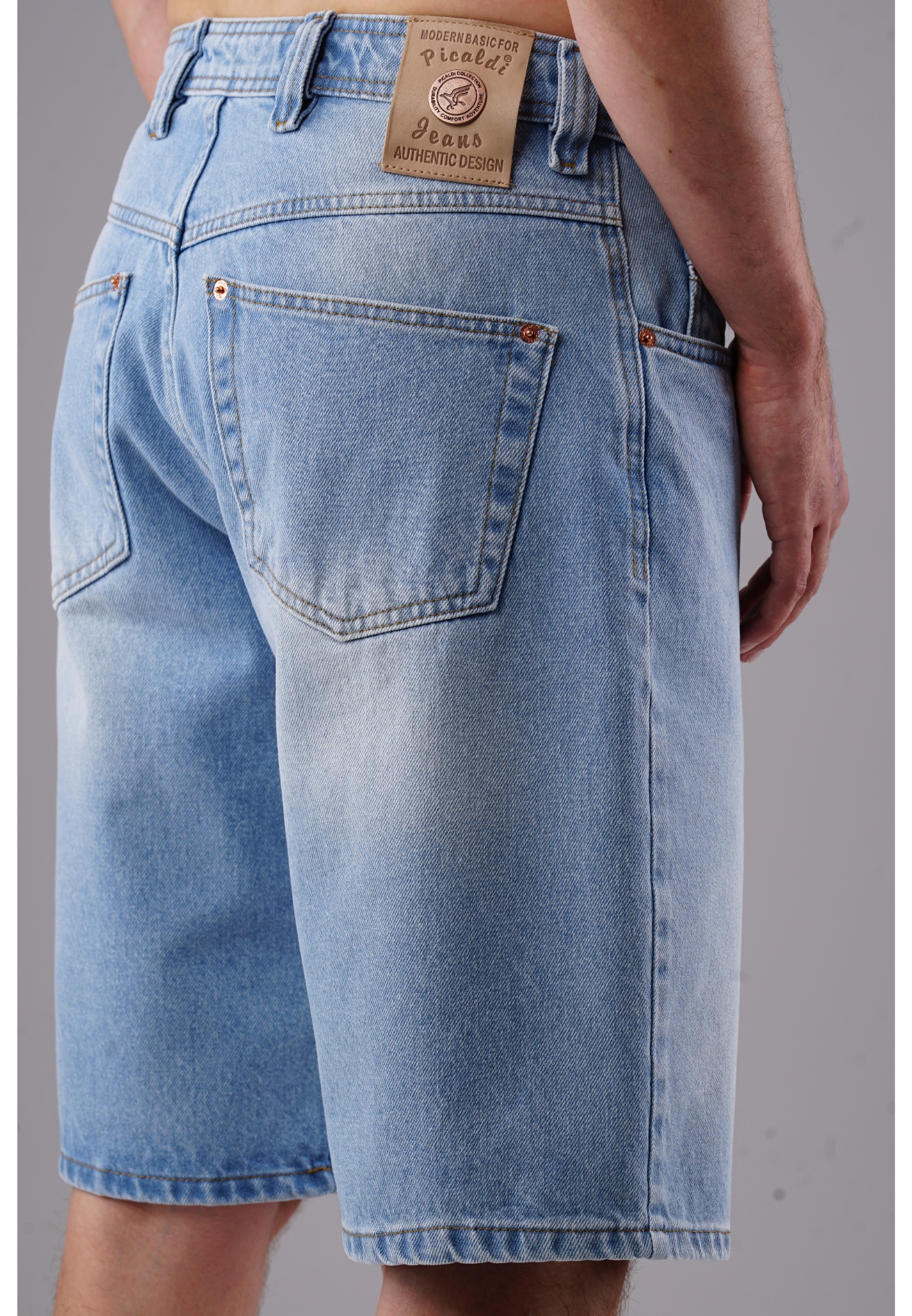 Picaldi Zicco 471 Diamond Herren Jeansshorts - Relaxed Fit in Icewashed Sky Picaldi Zicco 471 Diamond Herren Jeansshorts - Relaxed Fit in Icewashed Sky W40