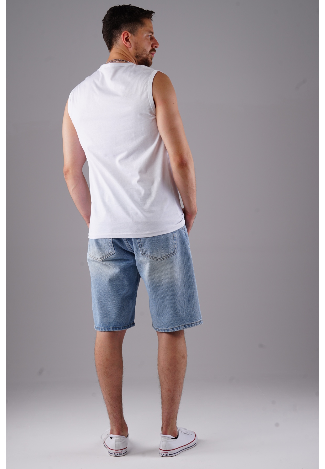 Picaldi Zicco 471 Diamond Herren Jeansshorts - Relaxed Fit in Icewashed Sky W40