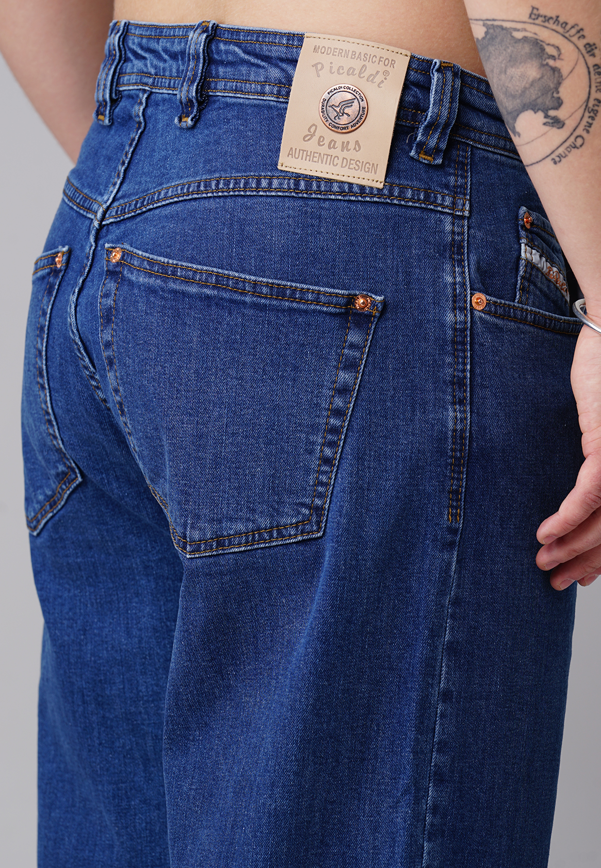 Picaldi Zicco 471 Atlas Herrenjeans - Stretch-Tapered Fit Deep Blue