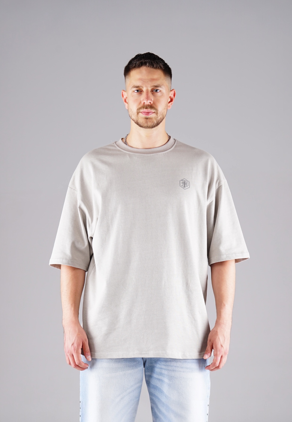Picaldi Herren T-Shirt Oversize Evident grey XXL