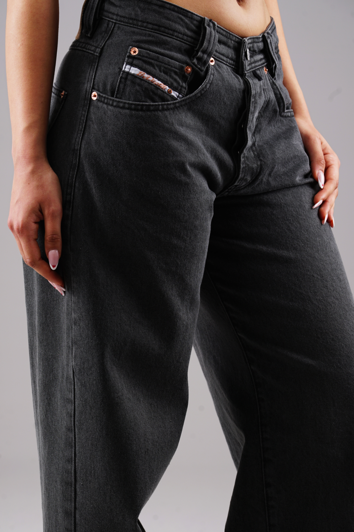 Picaldi Herren Jeans Baggy Zicco 475 Shadow wash anthracite W36-L32