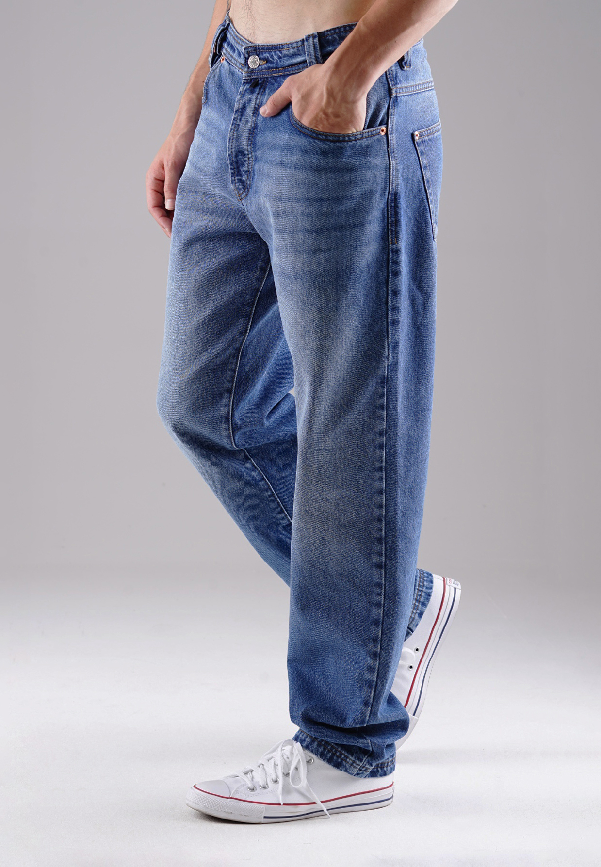 Picaldi Zicco 472 Dakota Herrenjeans - Relaxed-Karottenschnitt in Sapphire Blue