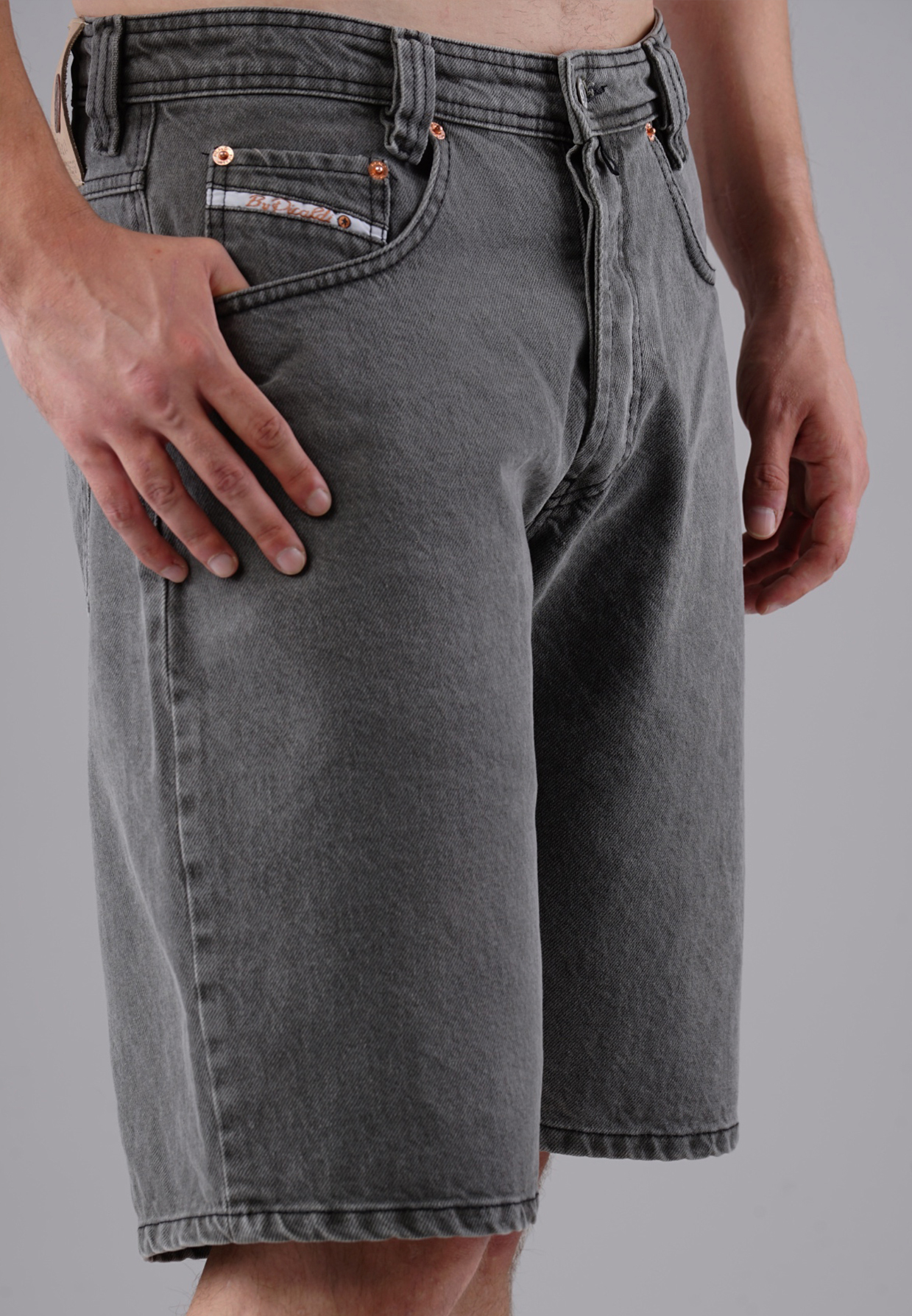 Picaldi Zicco 471 Drift Herren Jeansshorts - Relaxed Fit in Dusty Graphite
