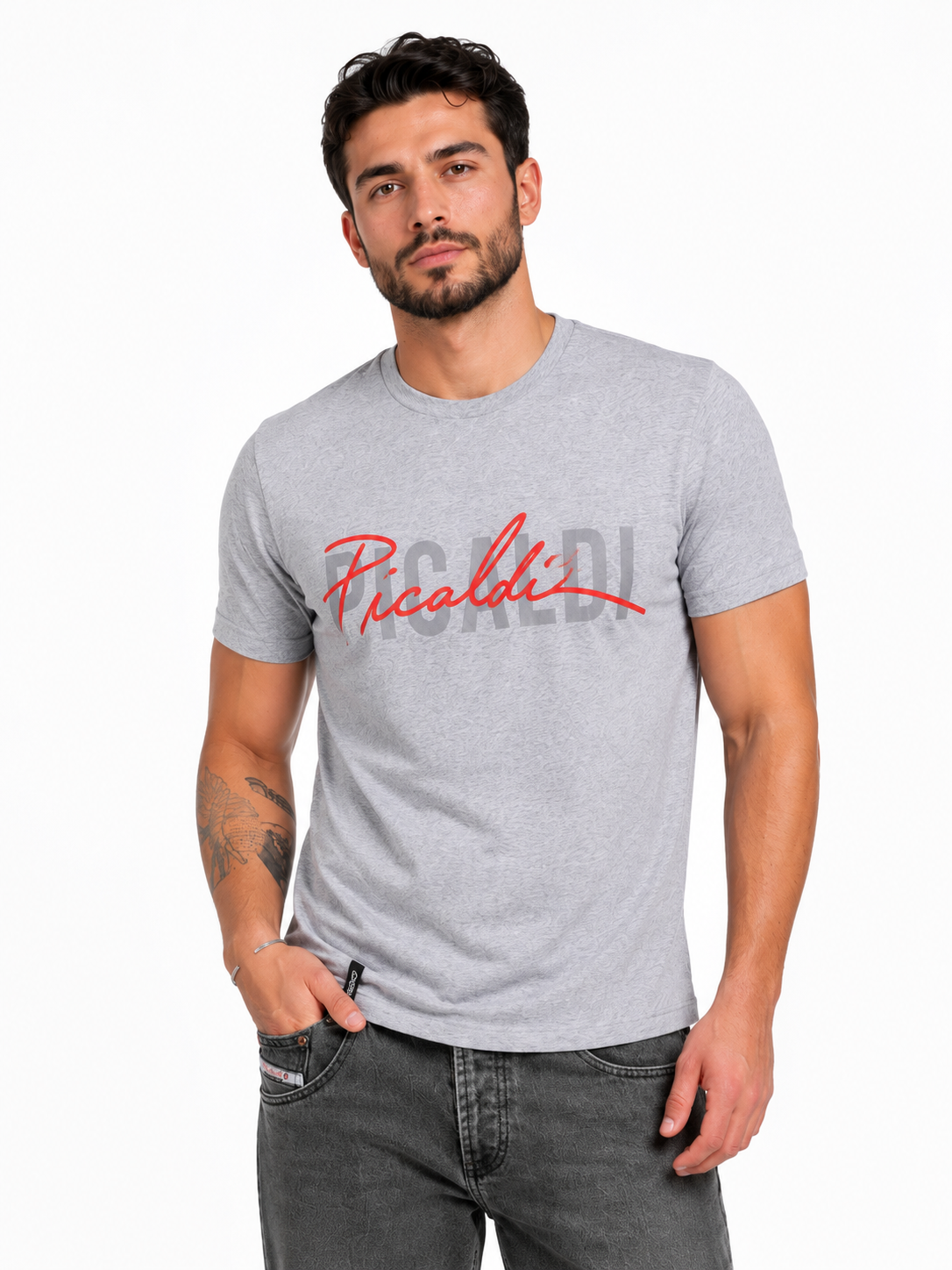 Picaldi Herren T-Shirt Collection grey