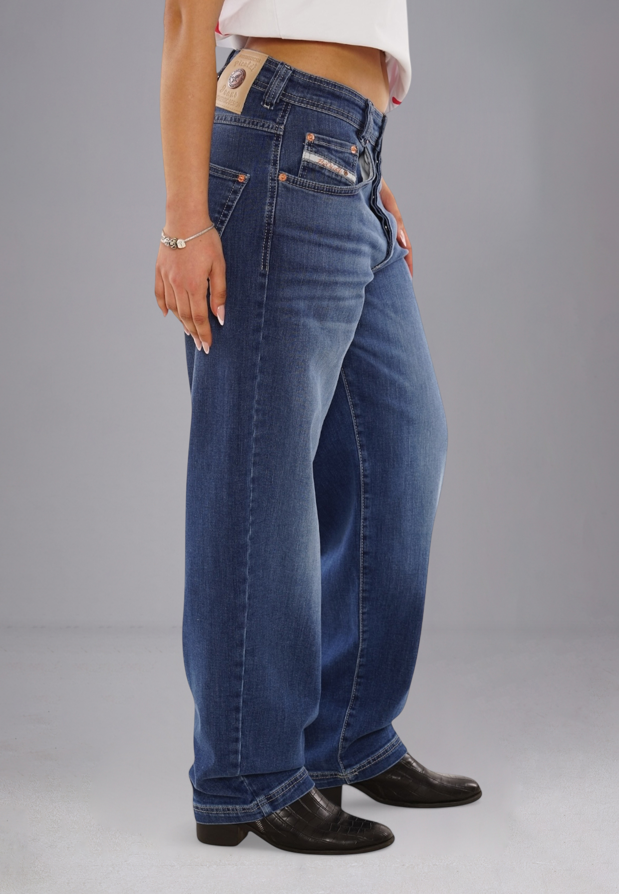 Picaldi Damen Jeans Zicco 471 Lozano washed indigo blue W42-L32