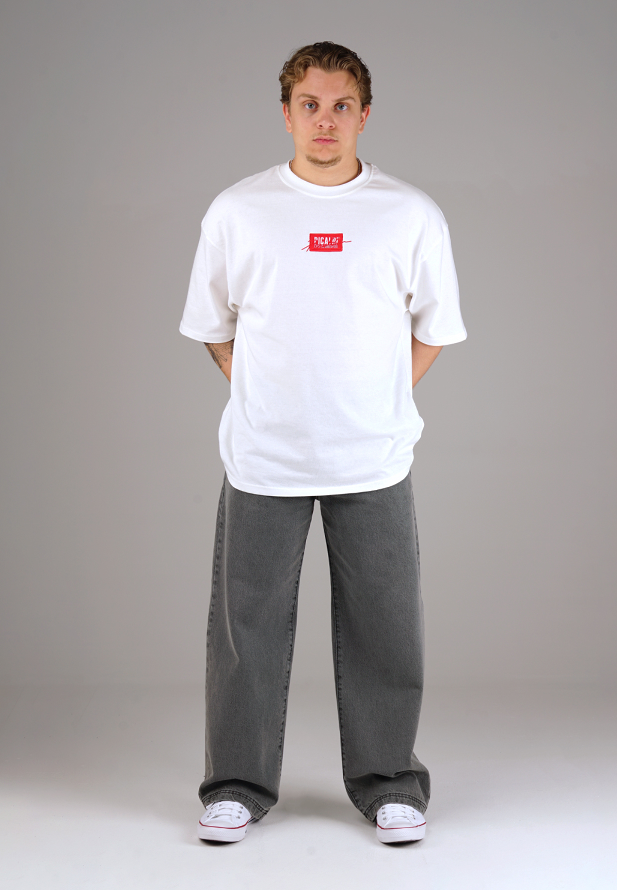 Picaldi Zicco 475 Steel Herrenjeans – Baggyschnitt in Washed Steel Grey W36-L32