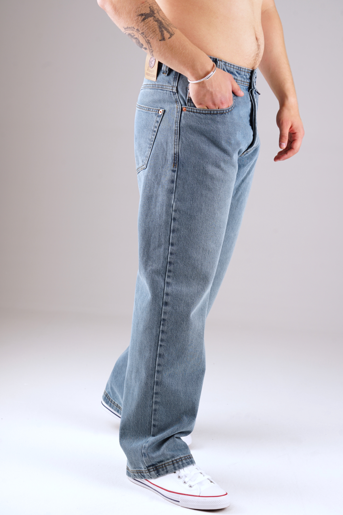 Picaldi Herren Jeans Baggy Zicco 474 Enemy washed greyblue W27-L30